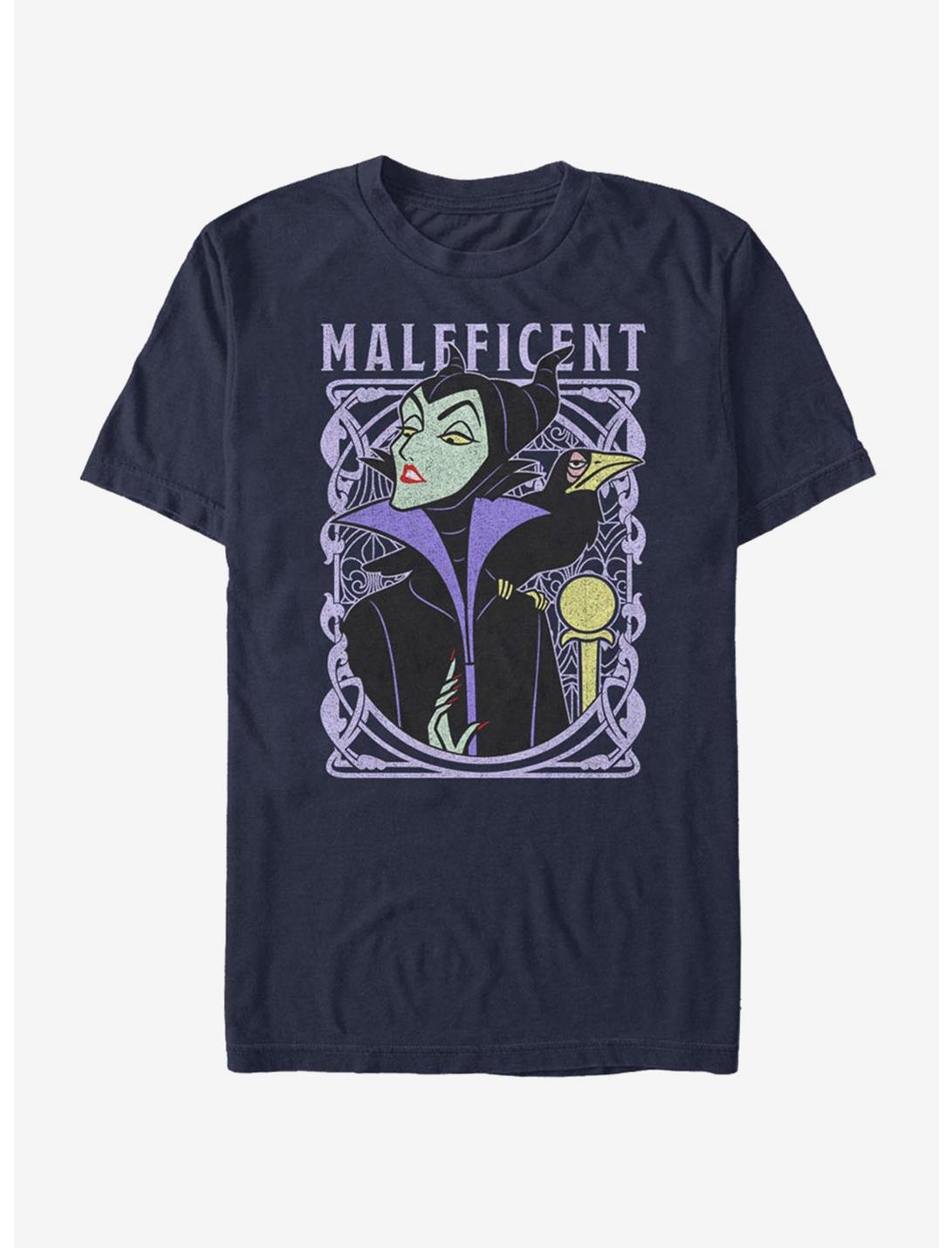 Disney Sleeping Beauty Maleficent Color T-Shirt, NAVY, hi-res