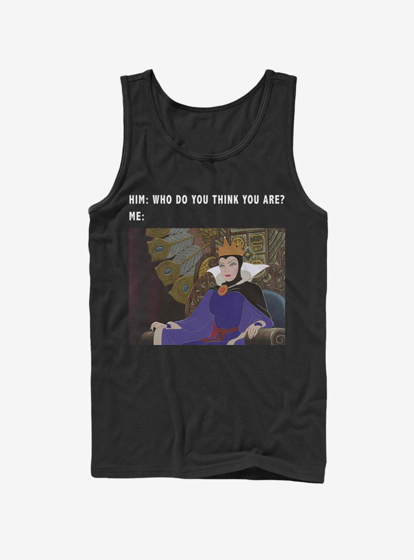 Disney Sleeping Beauty Evil Queen Meme Tank, BLACK, hi-res