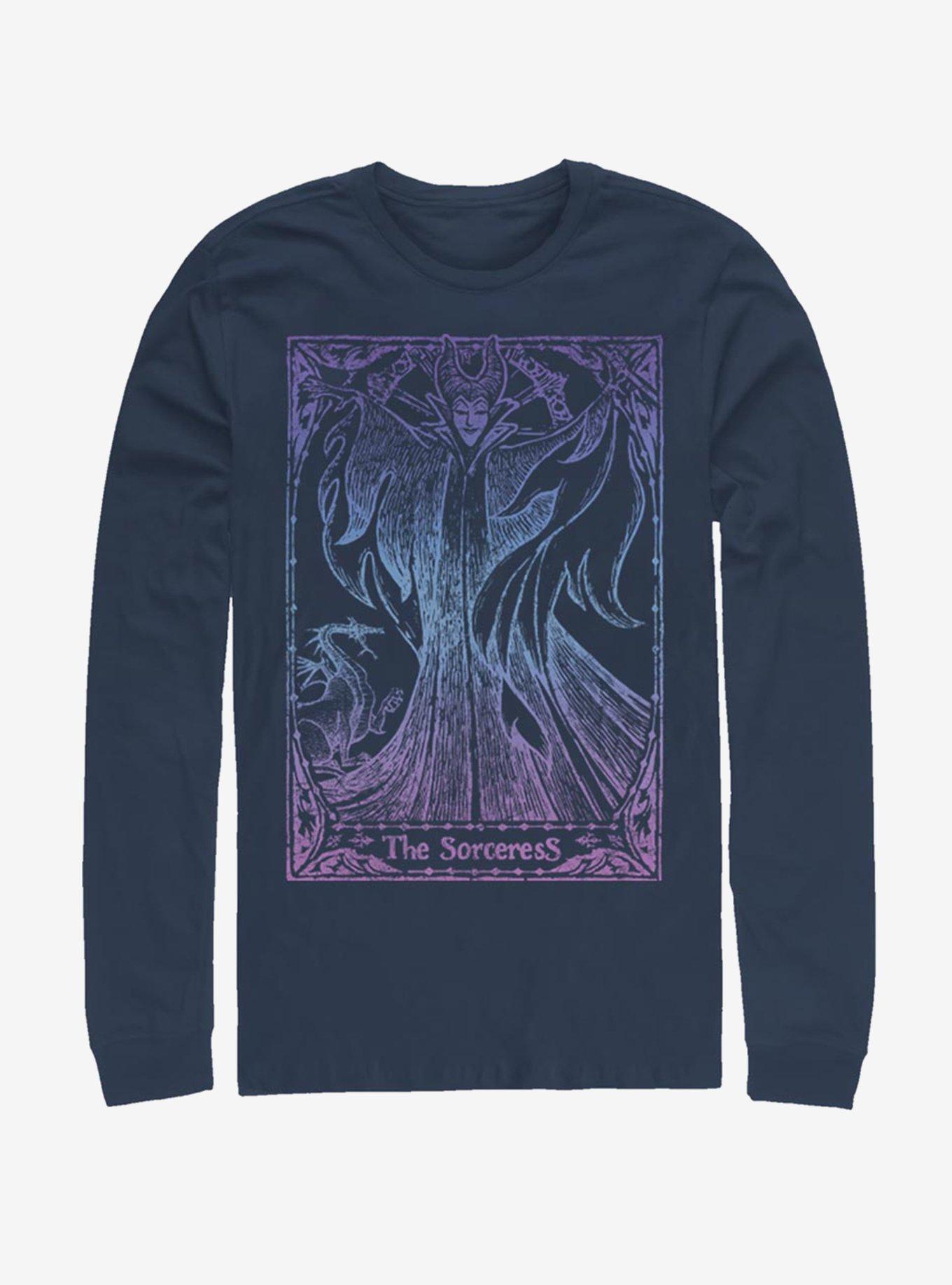 Disney Sleeping Beauty Sorceress Long-Sleeve T-Shirt, NAVY, hi-res