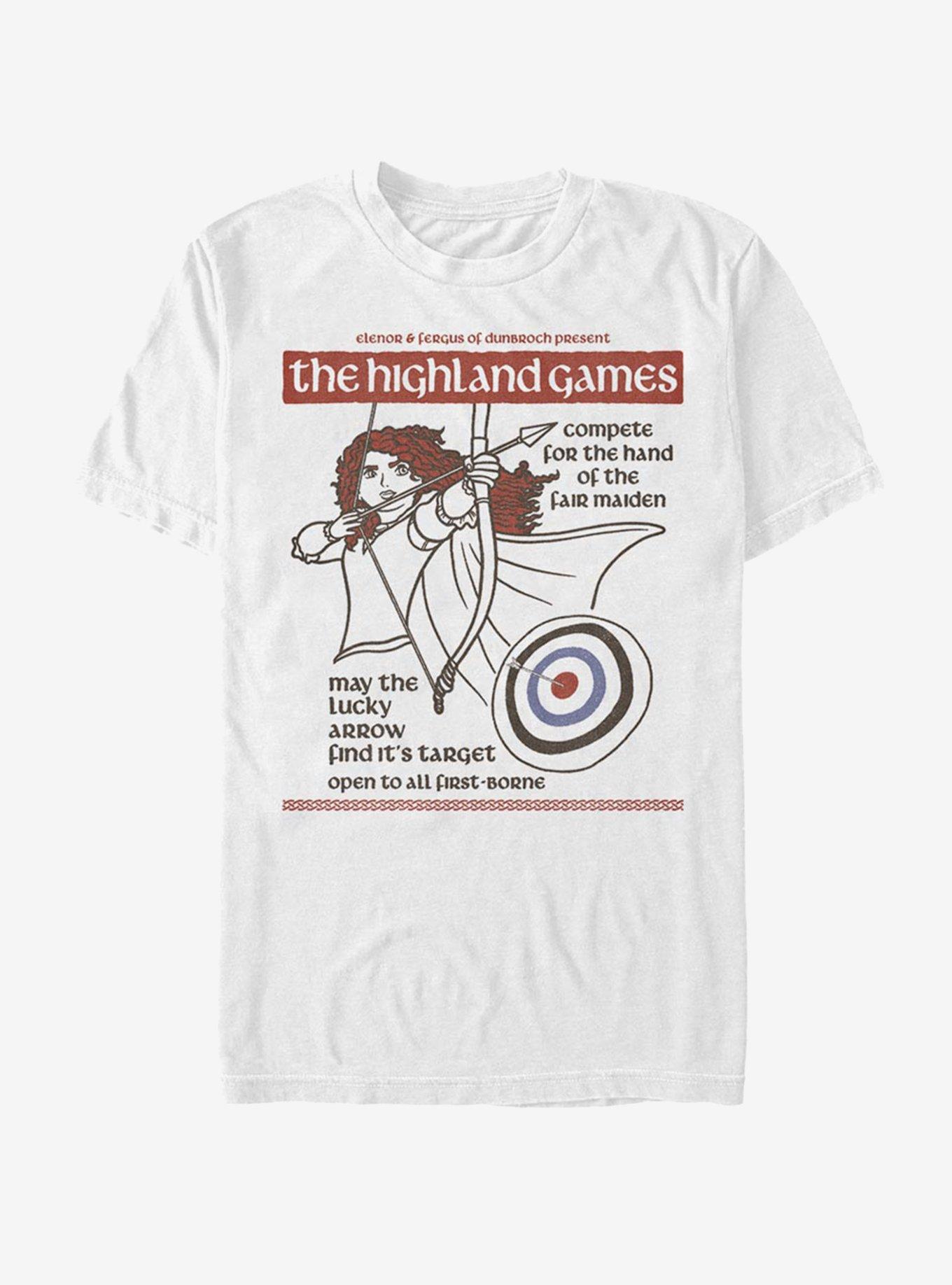 Disney Pixar Brave Highland Games T-Shirt, WHITE, hi-res