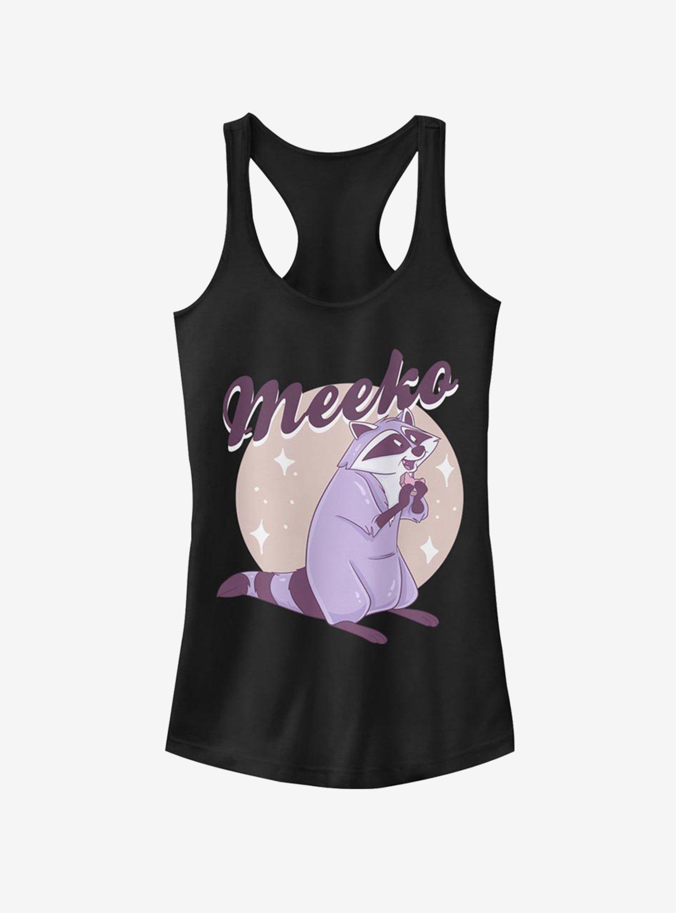 Disney Pocahontas Pastel Meeko Girls Tank, BLACK, hi-res