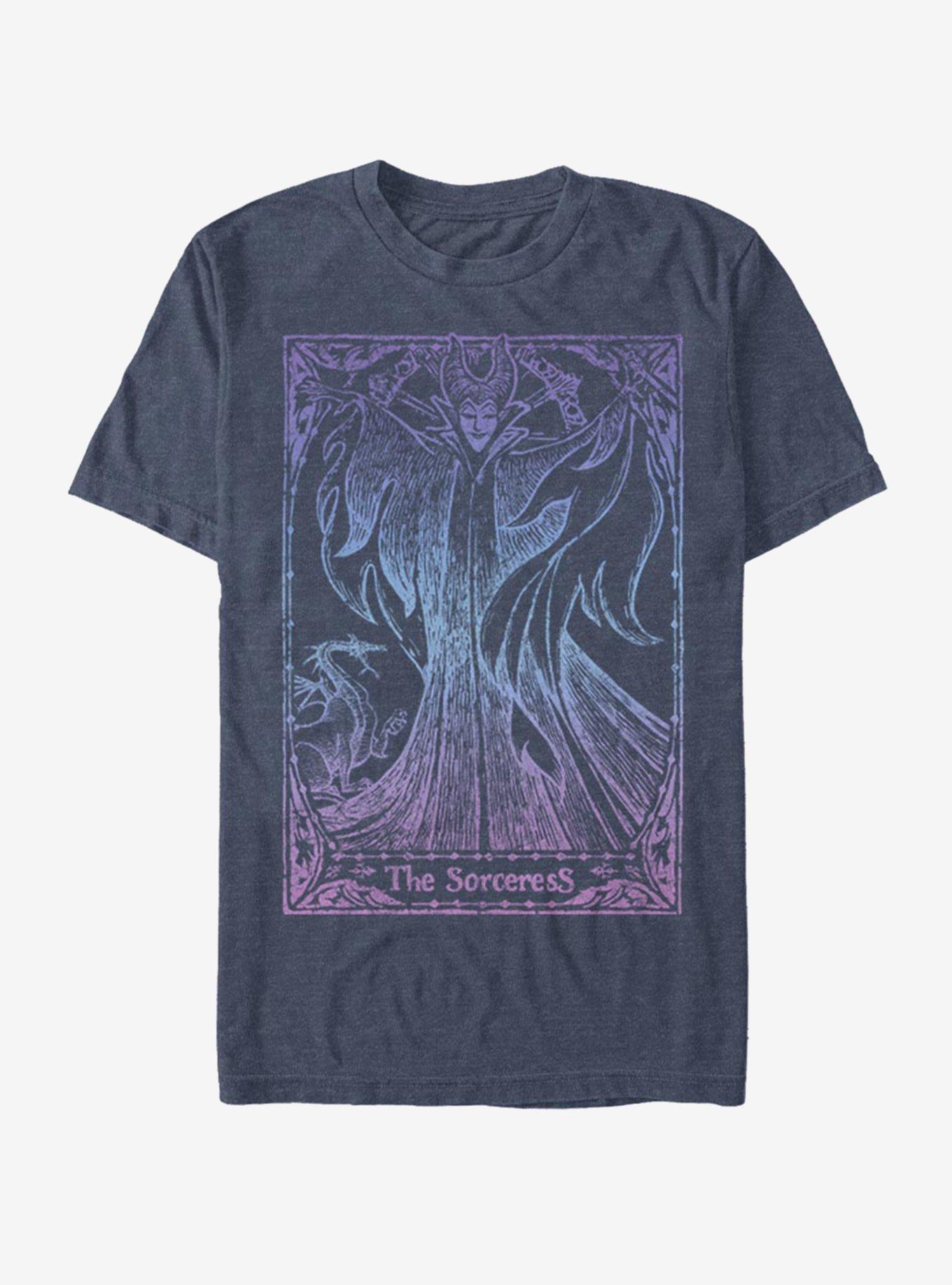 Disney Sleeping Beauty Sorceress T-Shirt, NAVY HTR, hi-res