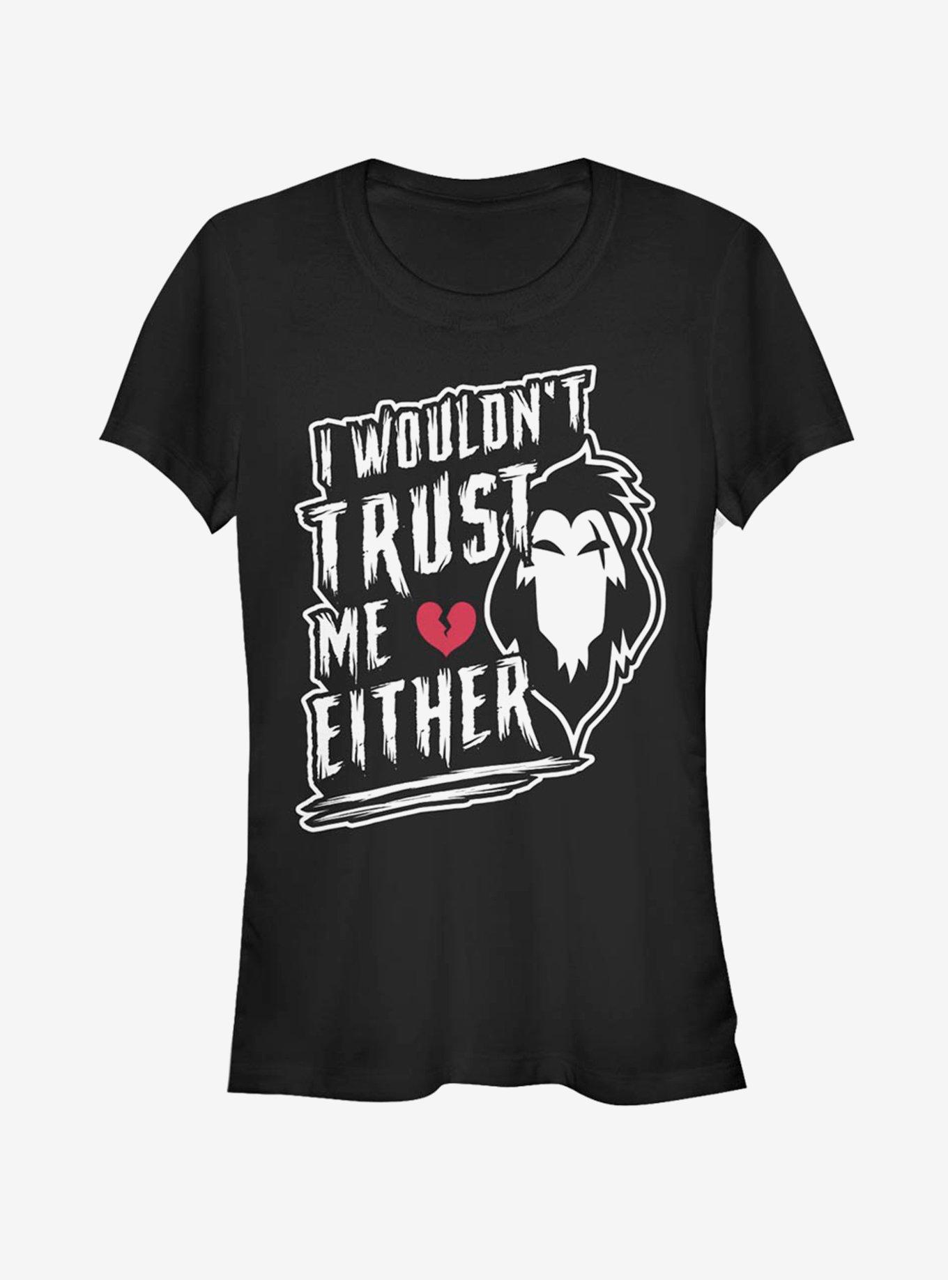 Disney The Lion King Never Trust Scar Girls T-Shirt, BLACK, hi-res