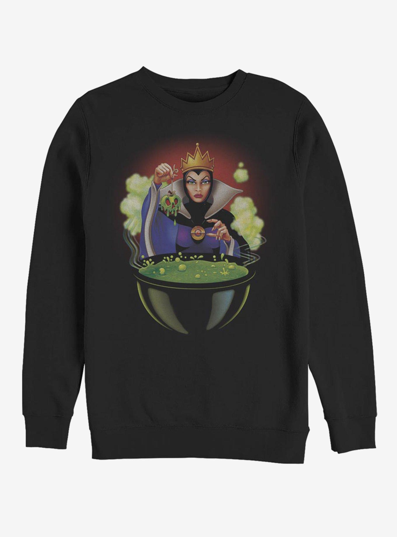 Disney Snow White Wishes Grow Old Crew Sweatshirt, BLACK, hi-res