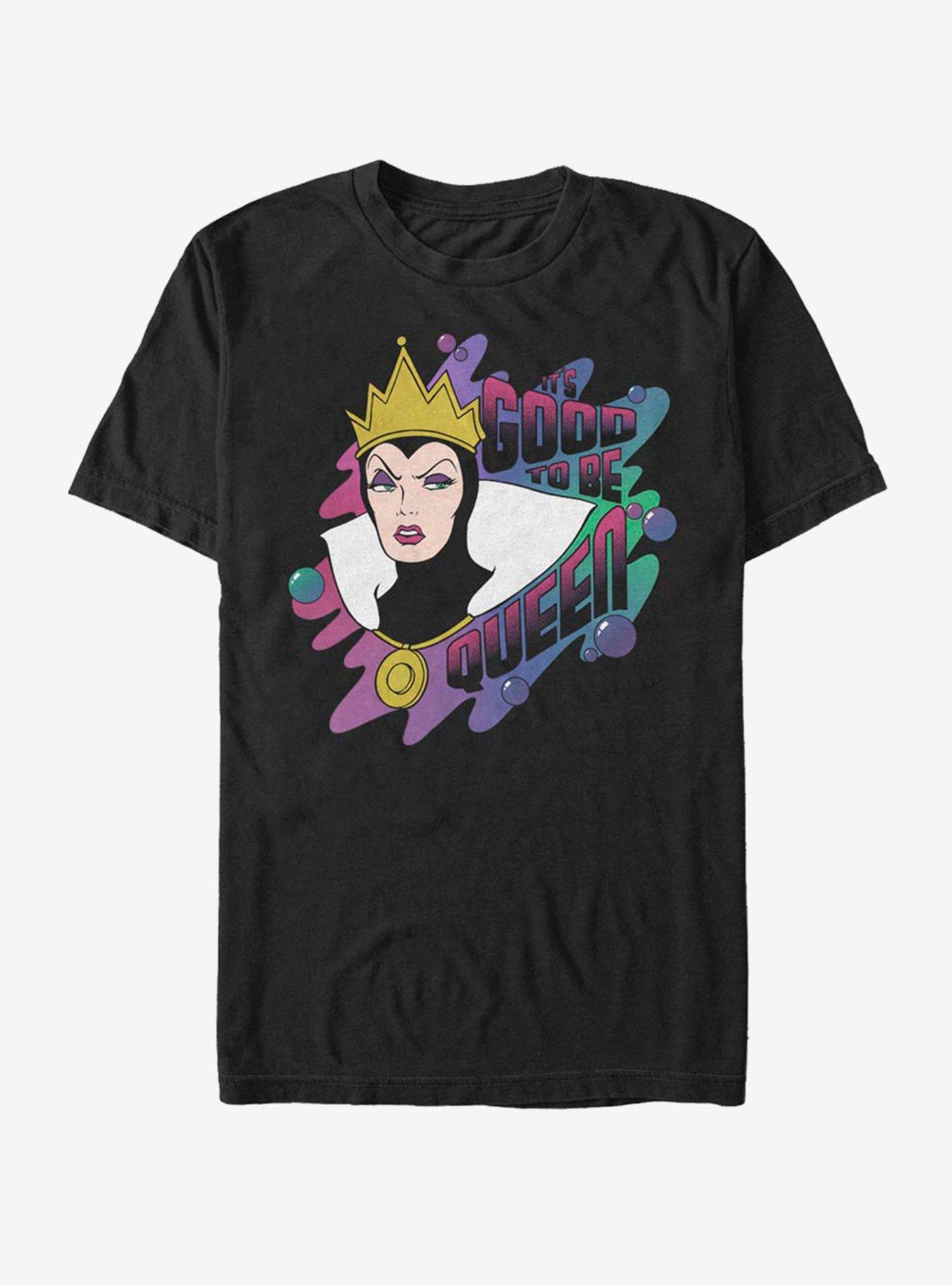 Disney Snow White Good To Be Queen T-Shirt, BLACK, hi-res