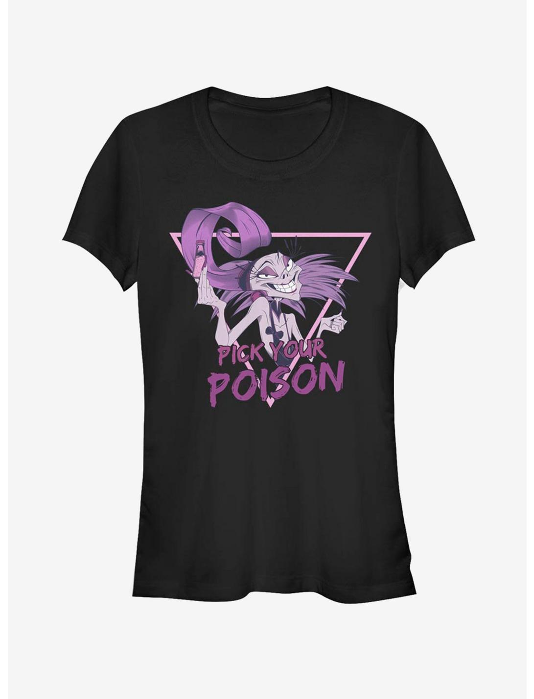 Disney The Emperor's New Groove Pick Your Poison Girls T-Shirt, BLACK, hi-res