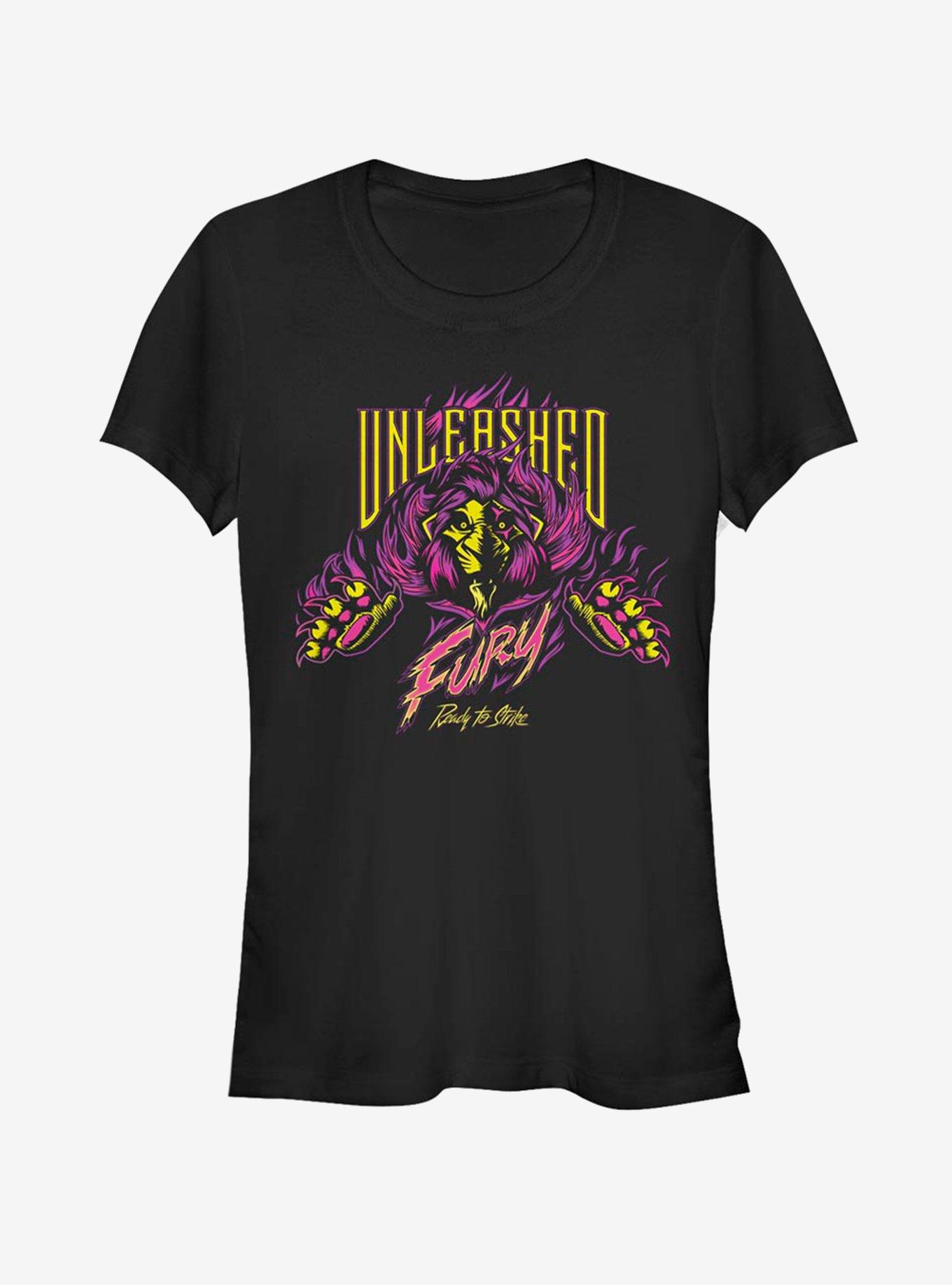 Disney The Lion King Scar Unleashed Girls T-Shirt, BLACK, hi-res