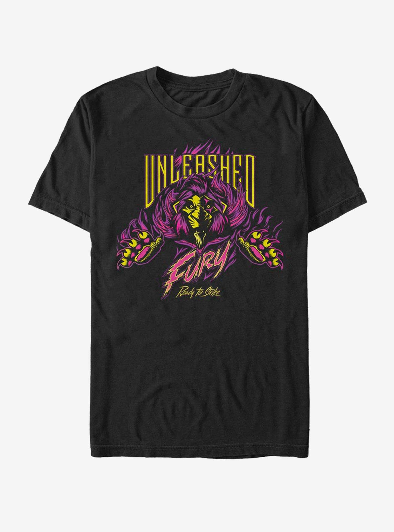 Disney The Lion King Scar Unleashed T-Shirt, BLACK, hi-res