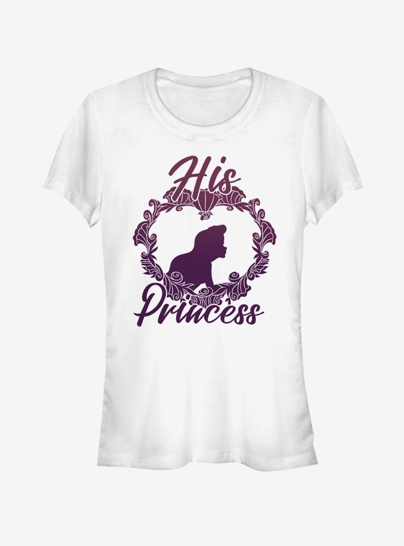 Disney The Little Mermaid His Princess Girls T-Shirt, WHITE, hi-res