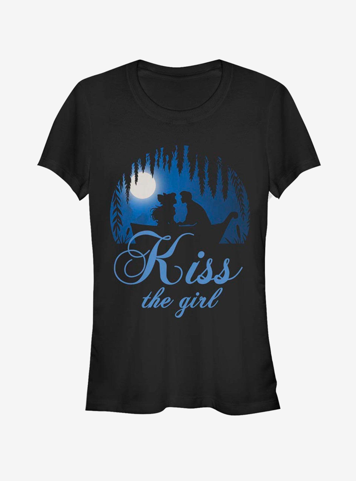 Disney The Little Mermaid Kiss The Girl Vignette Girls T-Shirt, , hi-res