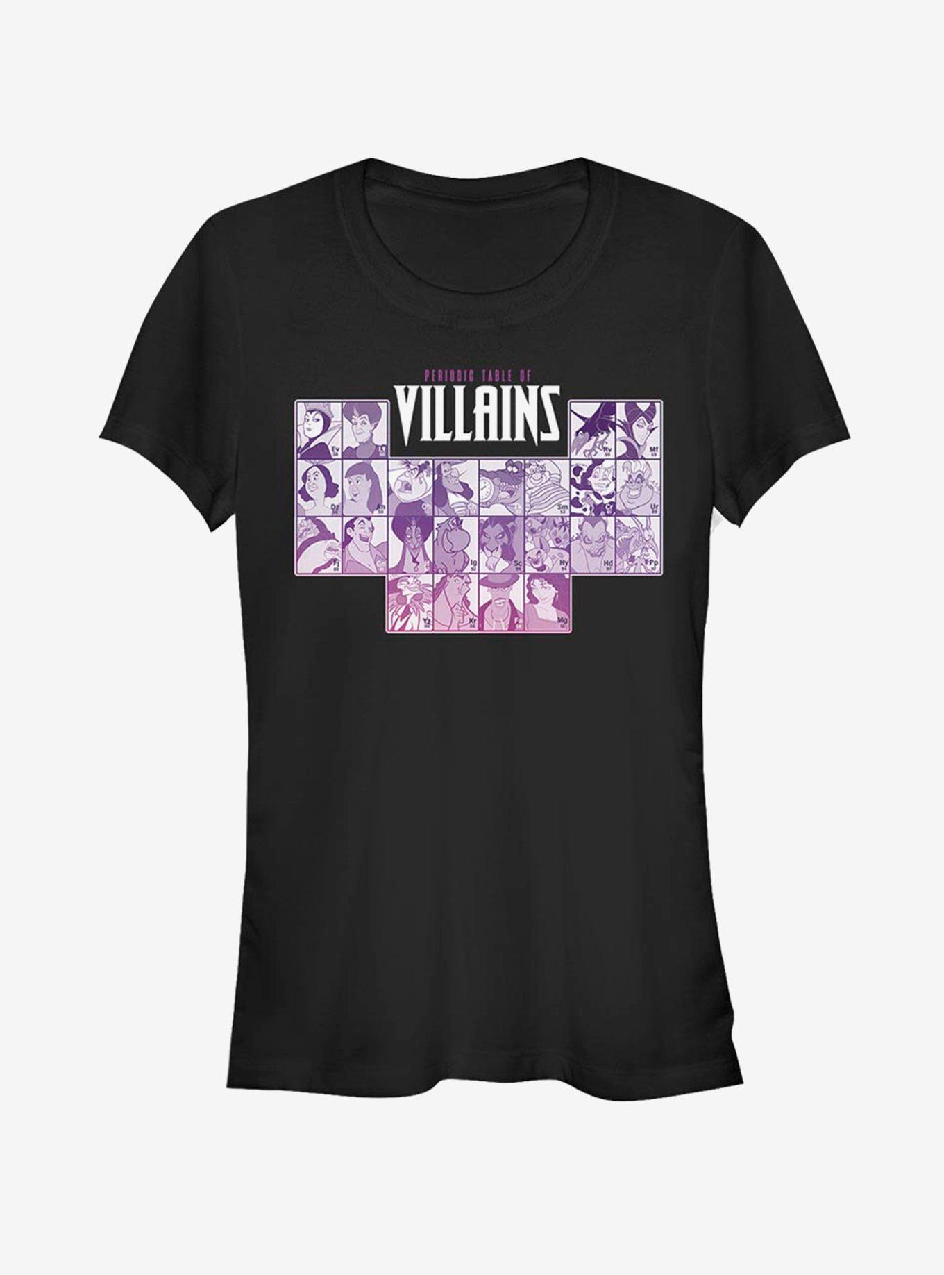 Disney Villains Periodic Villains Girls T-Shirt, , hi-res