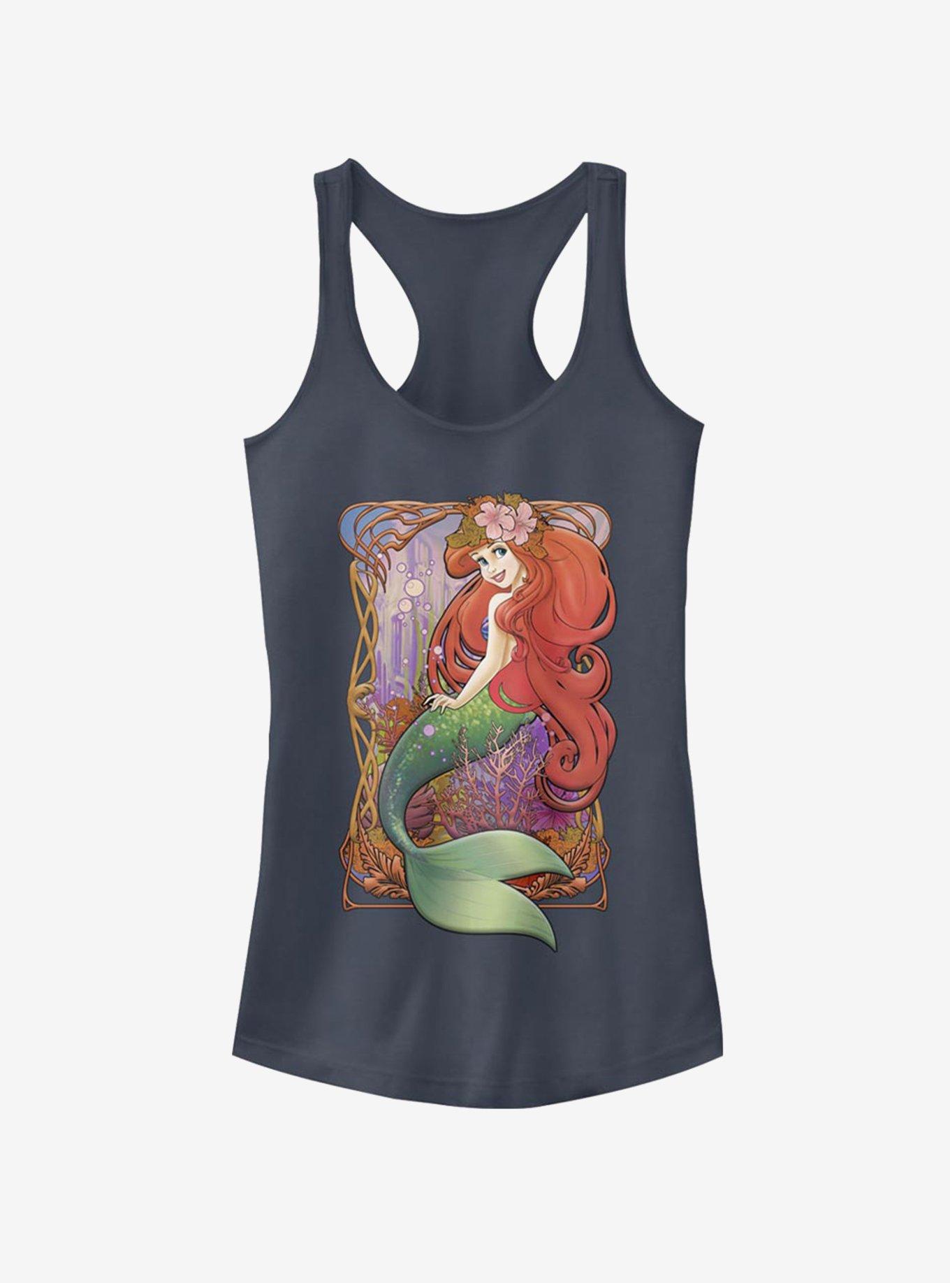 Disney The Little Mermaid Glamorous Ariel Girls Tank - BLUE | Hot Topic