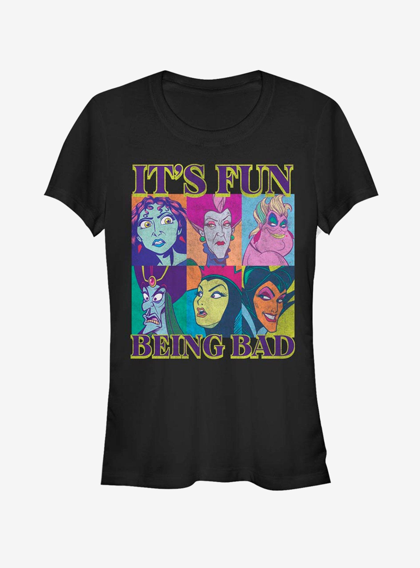 Disney Villains Villains Squared Up Girls T-Shirt, , hi-res