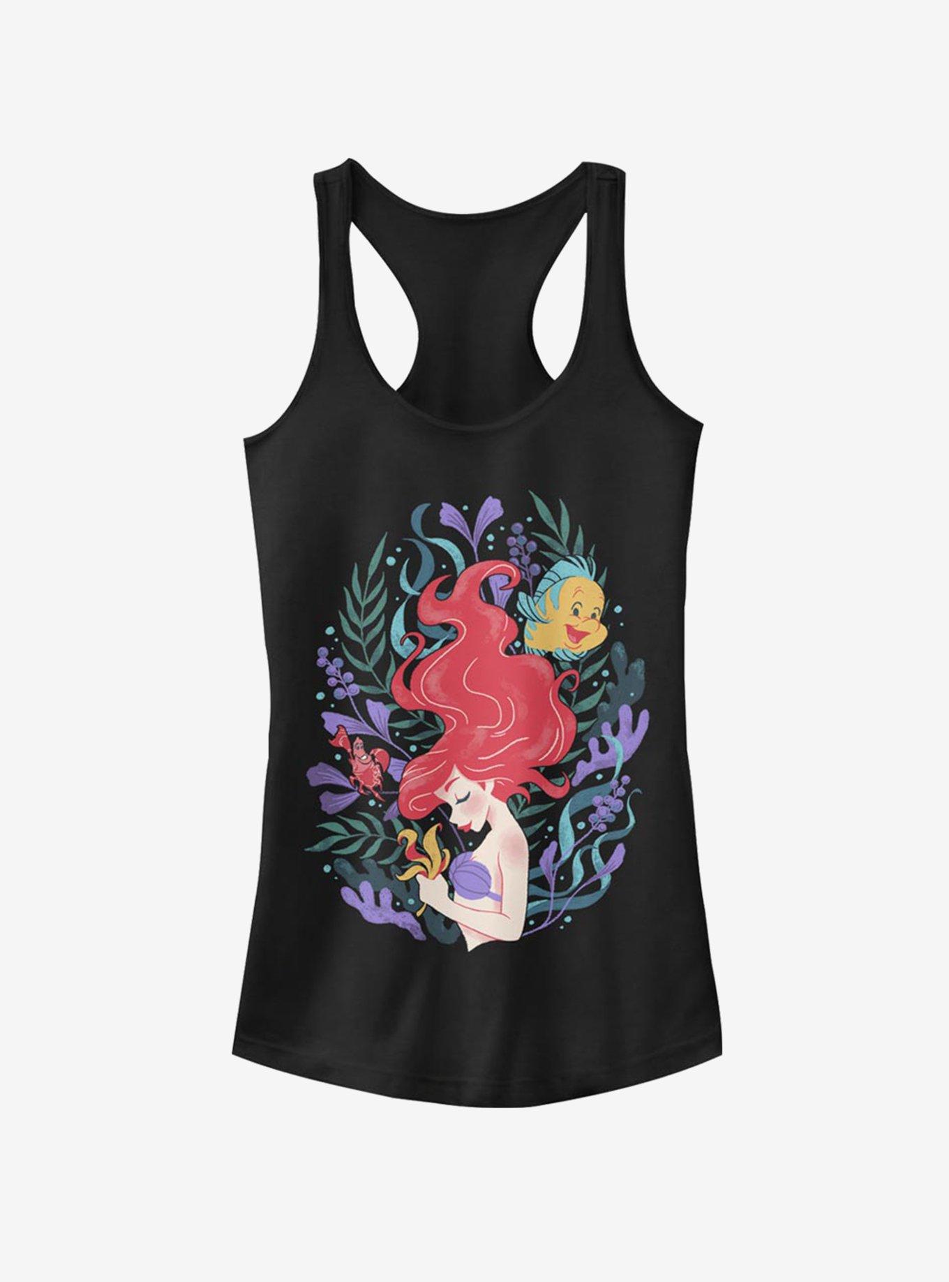 Disney The Little Mermaid Sea Plants Girls Tank