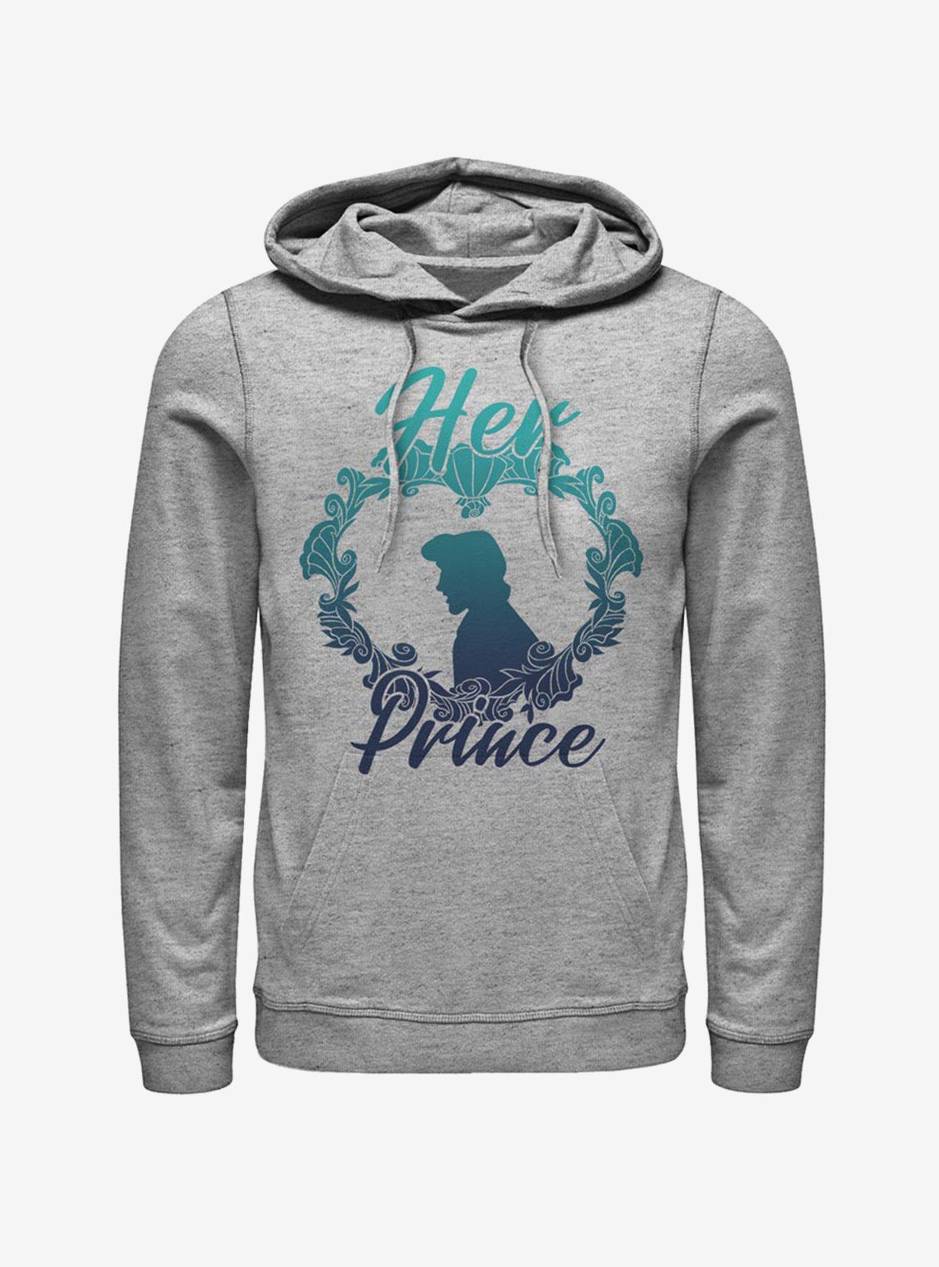 Disney The Little Mermaid Her Prince Hoodie, ATH HTR, hi-res