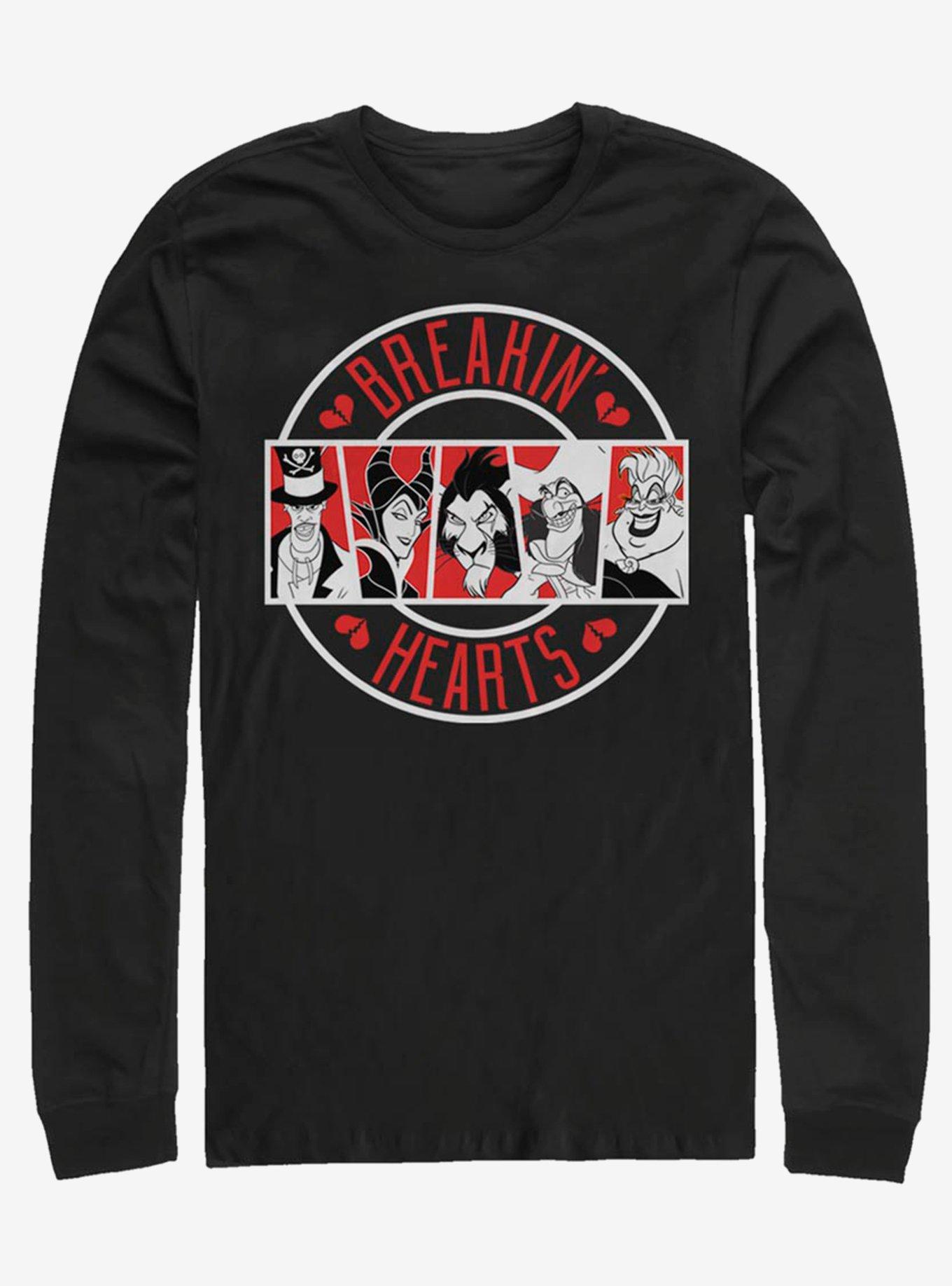Disney Villains Breakin' Heart Villains Long-Sleeve T-Shirt, , hi-res