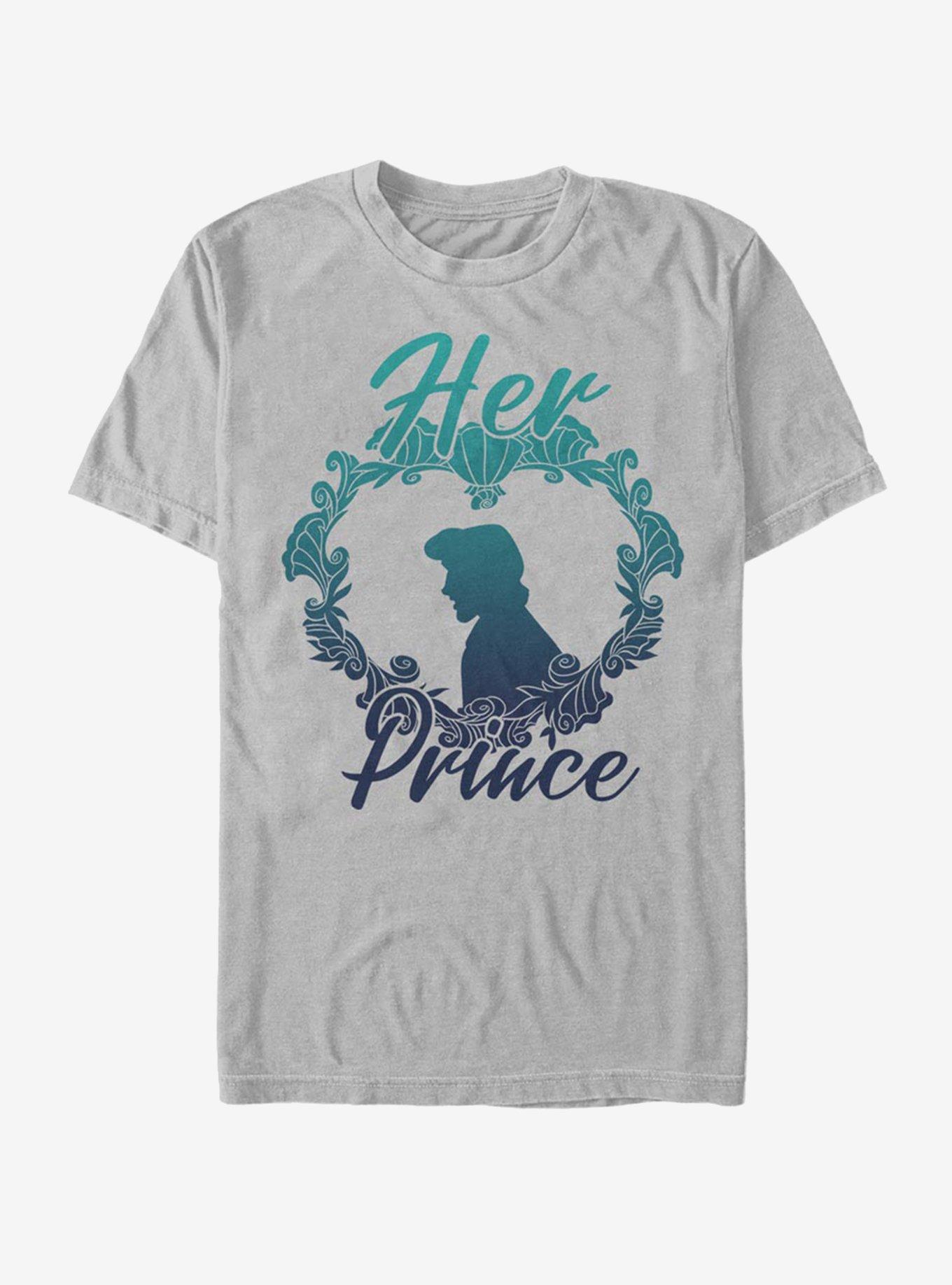 Disney The Little Mermaid Her Prince T-Shirt, SILVER, hi-res