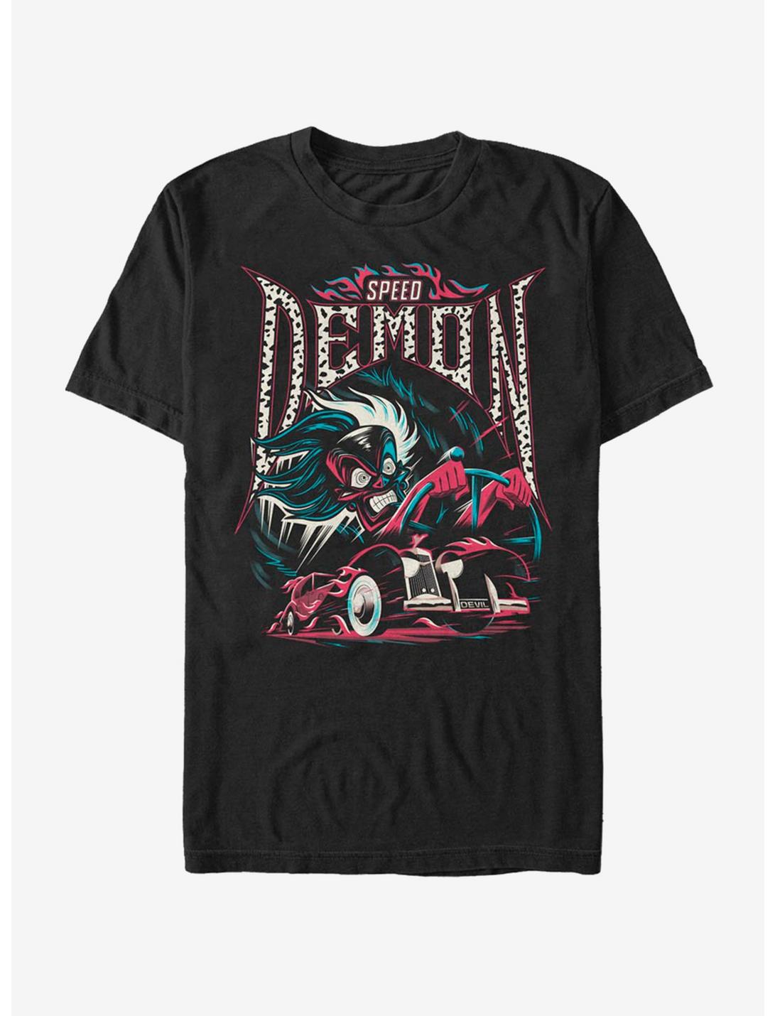 Disney Villains Cruella De Vil Speed Demon T-Shirt, BLACK, hi-res