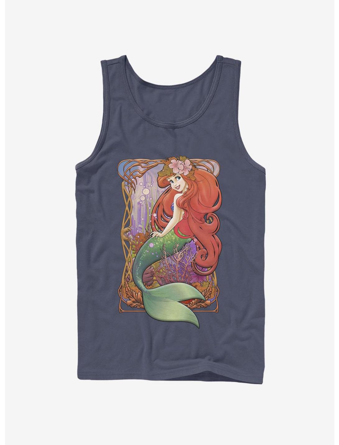 Disney The Little Mermaid Glamorous Ariel Tank, NAVY, hi-res