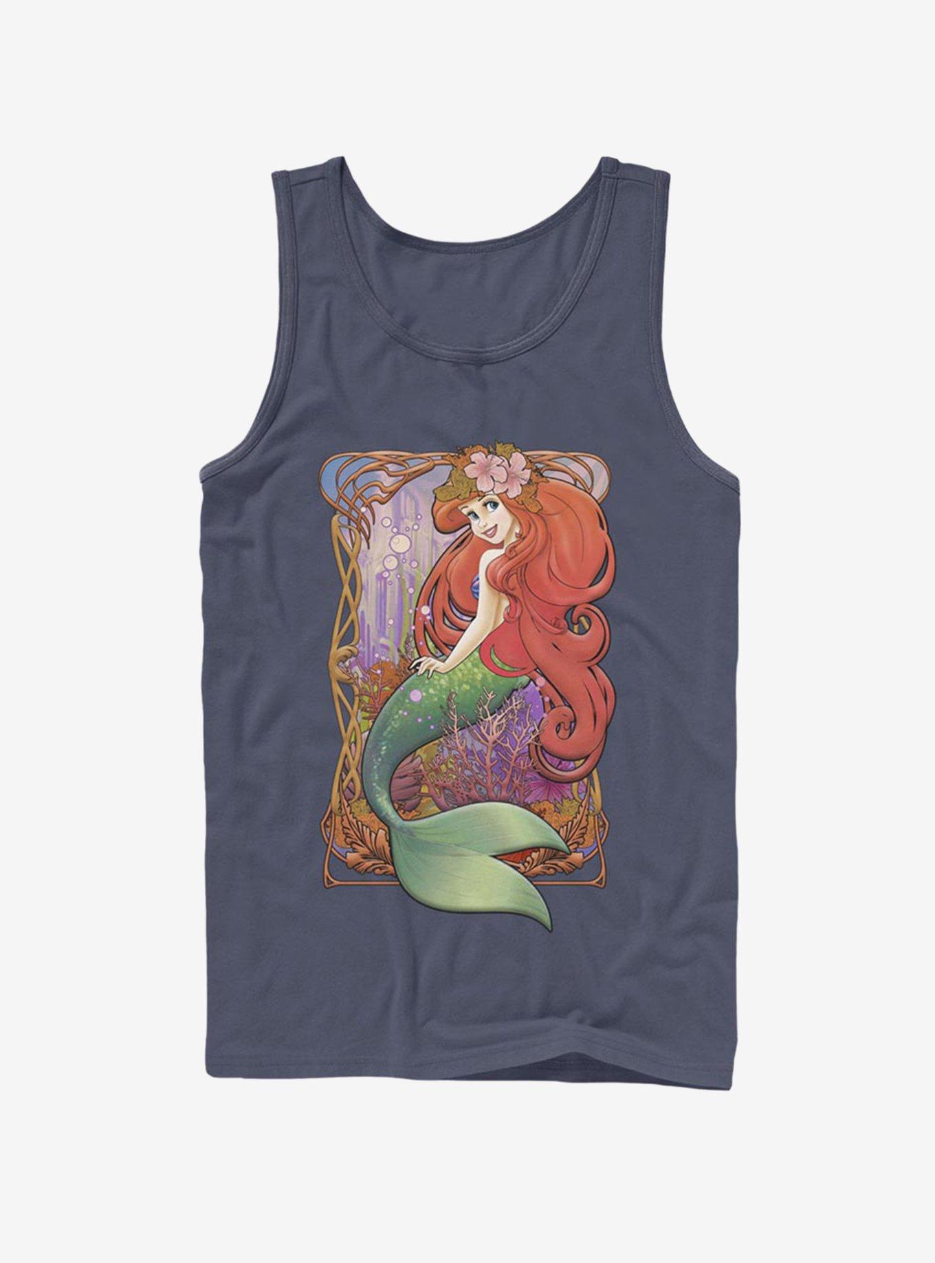 Disney The Little Mermaid Glamorous Ariel Tank, NAVY, hi-res