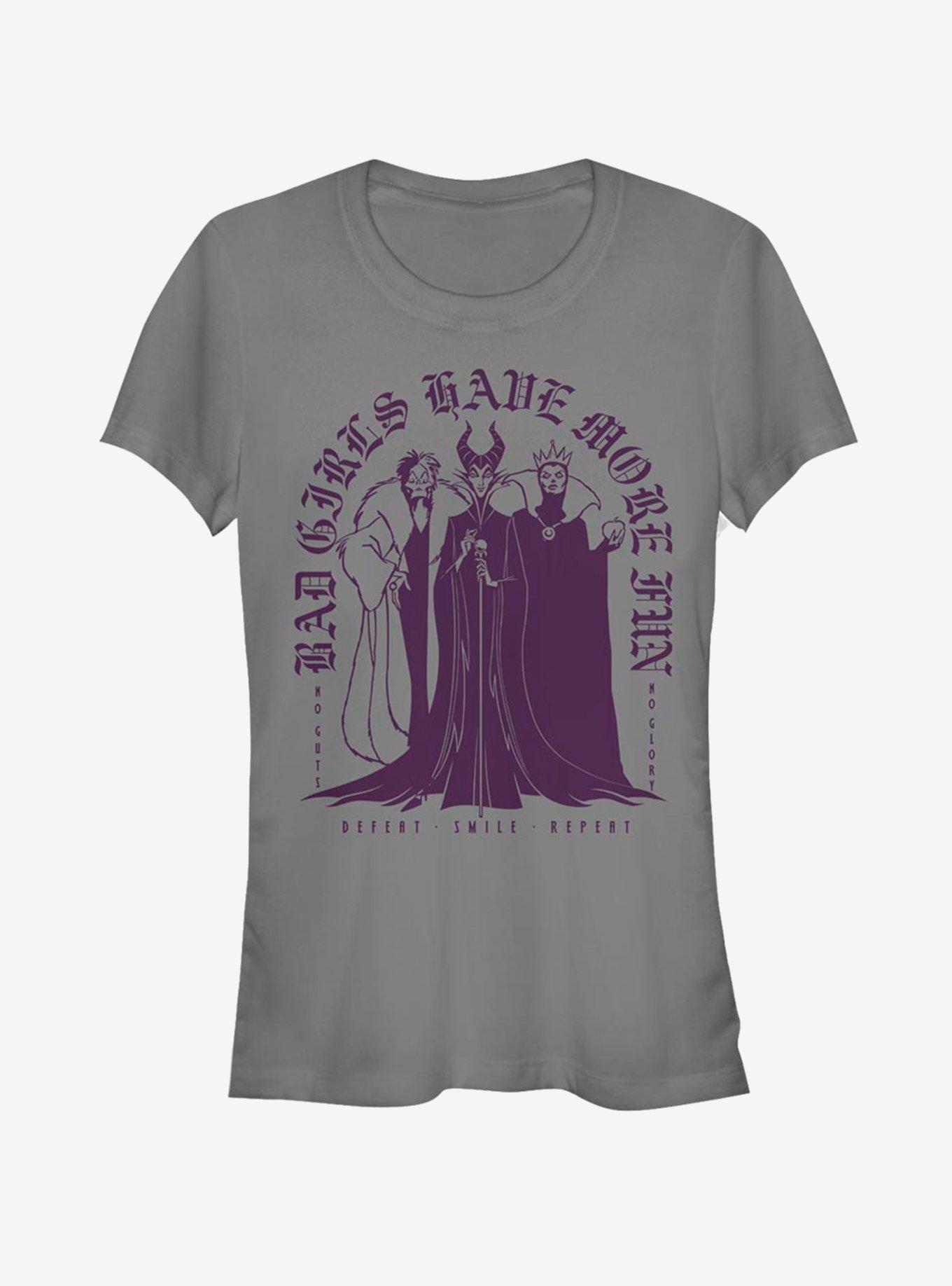 Disney Villains Bad Girls Arch Girls T-Shirt, CHARCOAL, hi-res