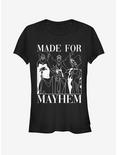 Disney Villains Made For Mayhem Girls T-Shirt, BLACK, hi-res