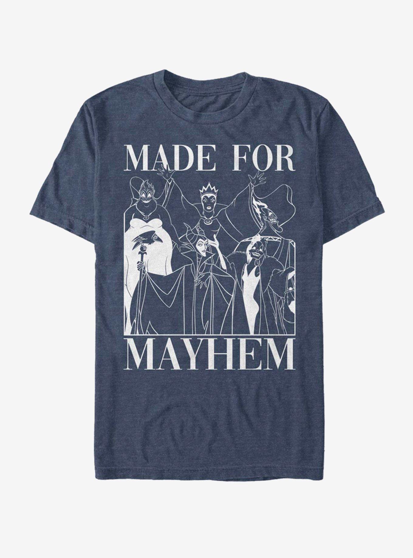 Disney Villains Made For Mayhem T-Shirt, NAVY HTR, hi-res