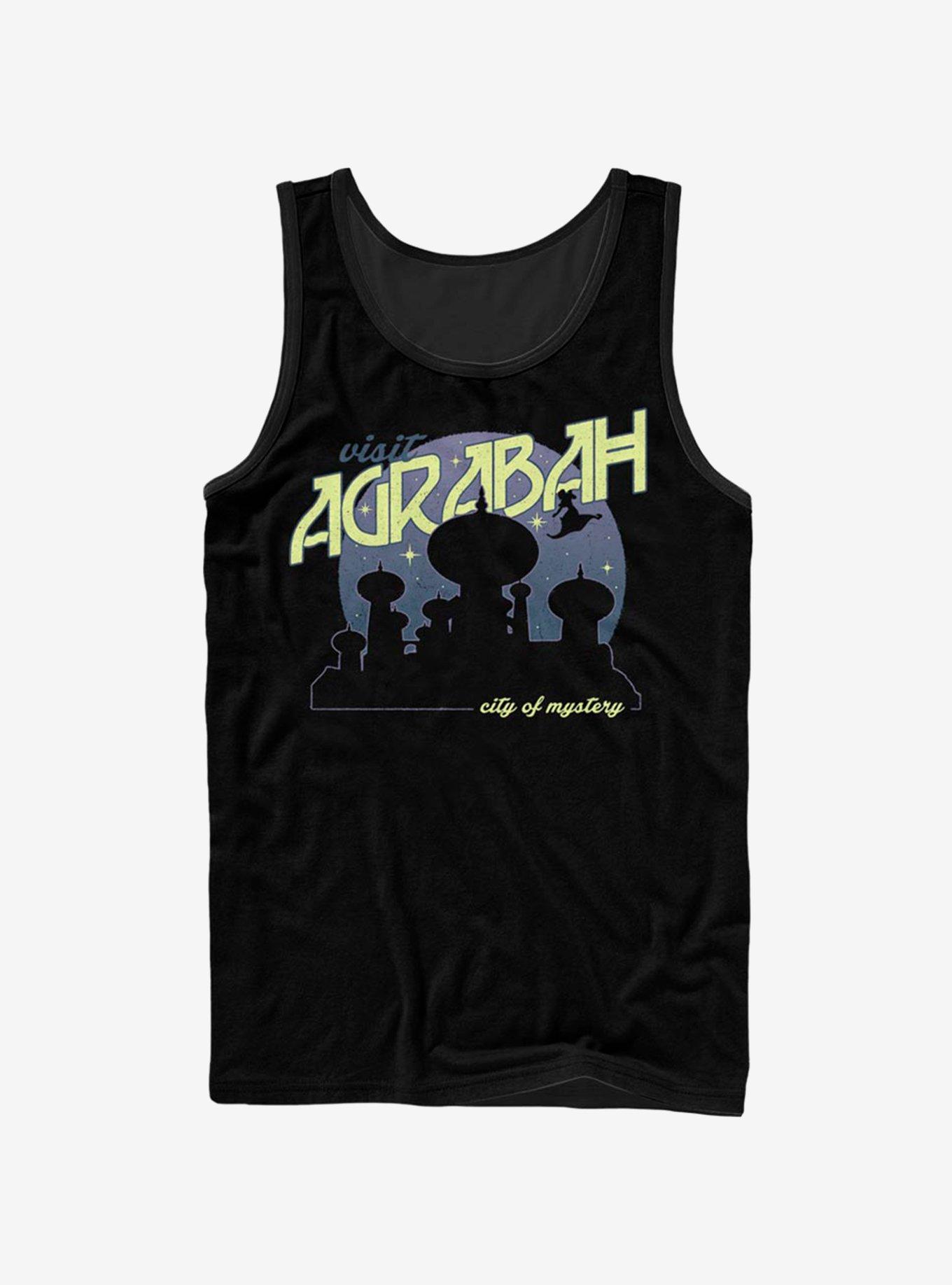 Disney Aladdin Agrabah Postcard Tank, BLACK, hi-res