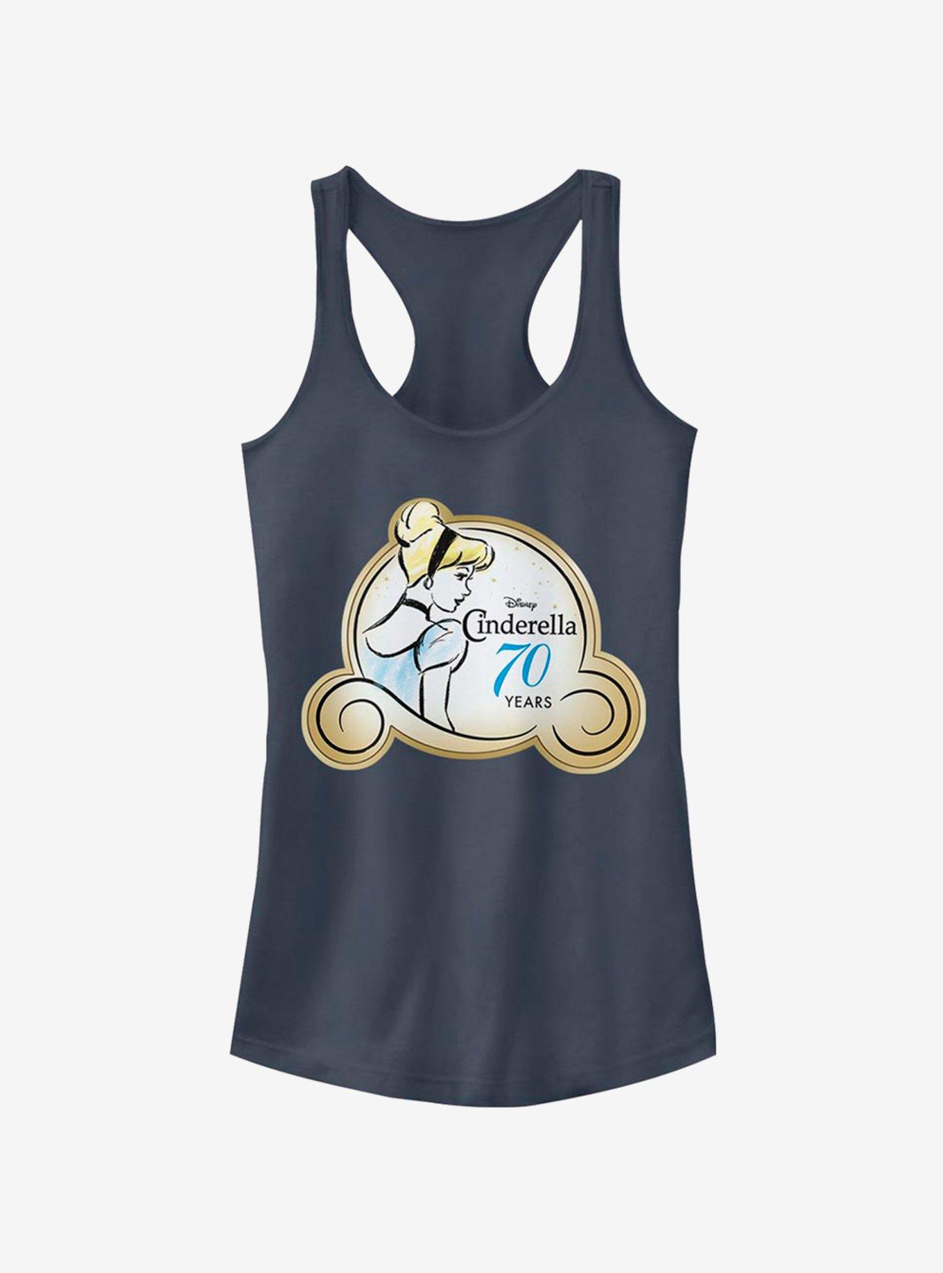 Disney Cinderella Cindy Anniversary Girls Tank, INDIGO, hi-res