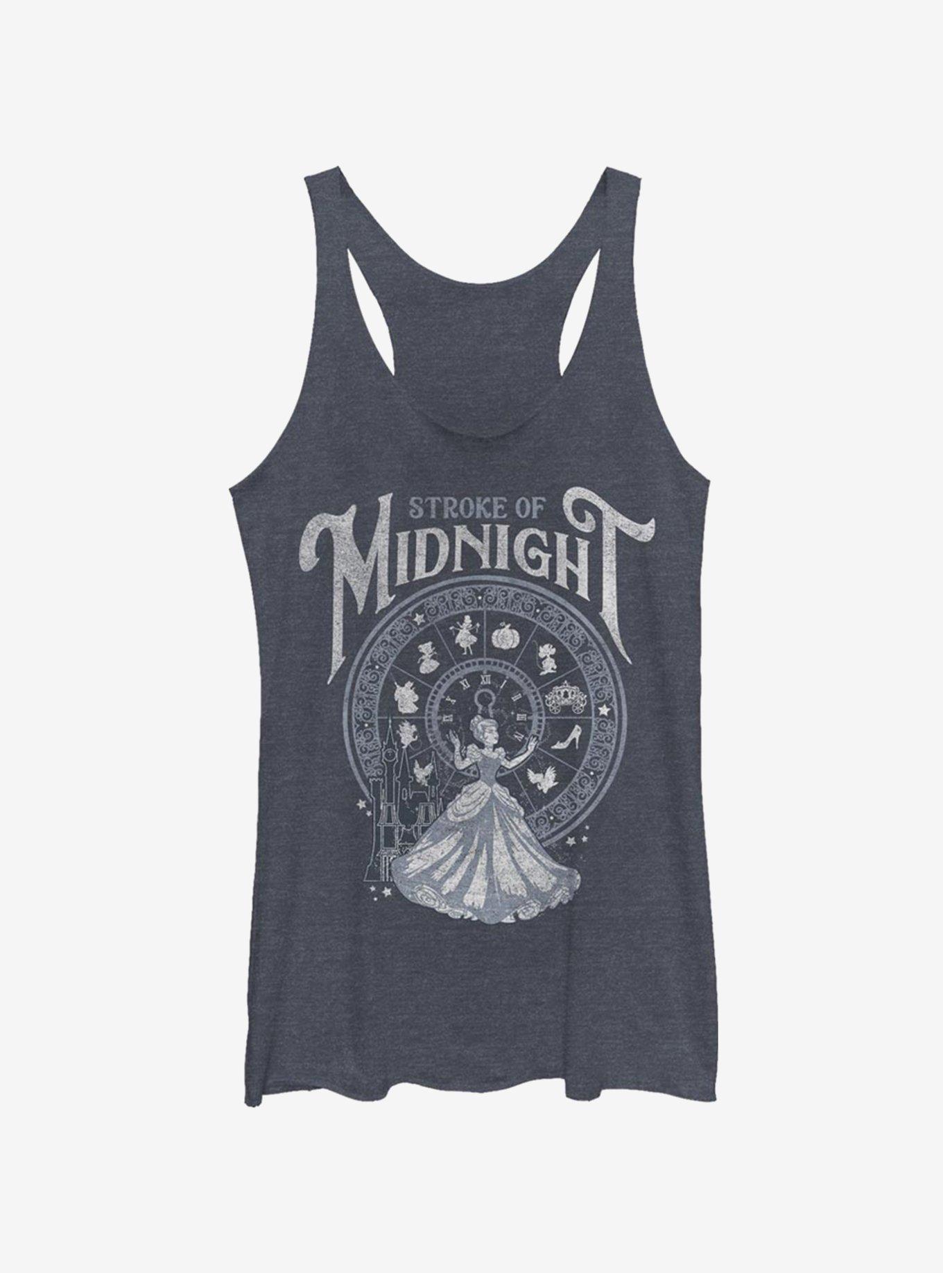 Disney Cinderella Stroke Of Midnight Girls Tank, NAVY HTR, hi-res