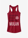 Disney Mulan List Mulan Girls Tank, SCARLET, hi-res