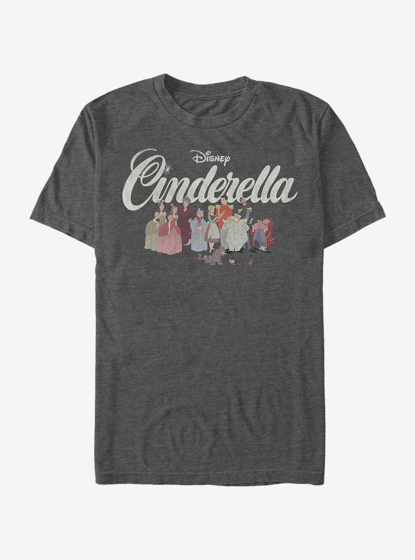 Disney Cinderella Group T-Shirt, CHAR HTR, hi-res