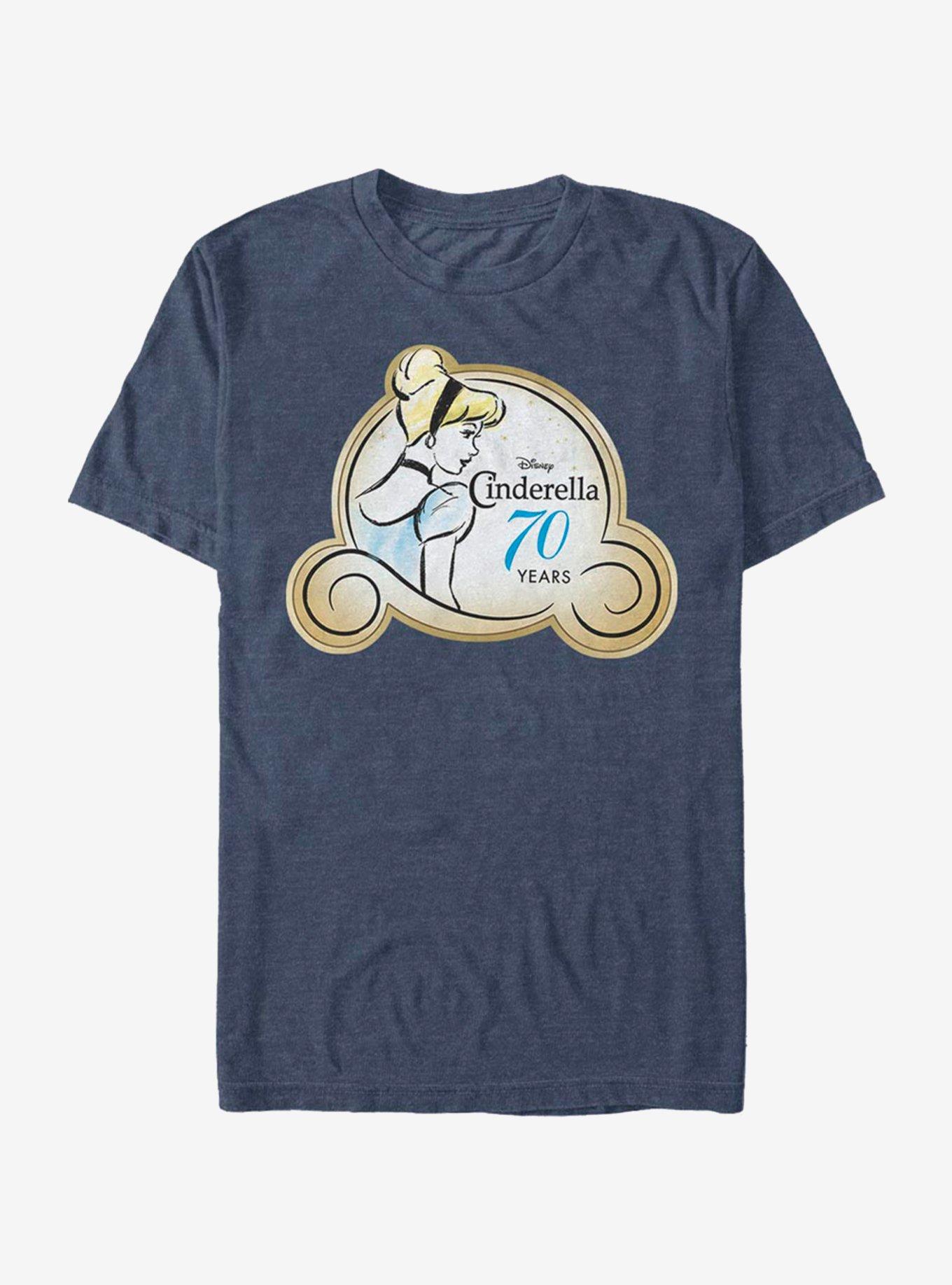 Disney Cinderella Cindy Anniversary T-Shirt, NAVY HTR, hi-res