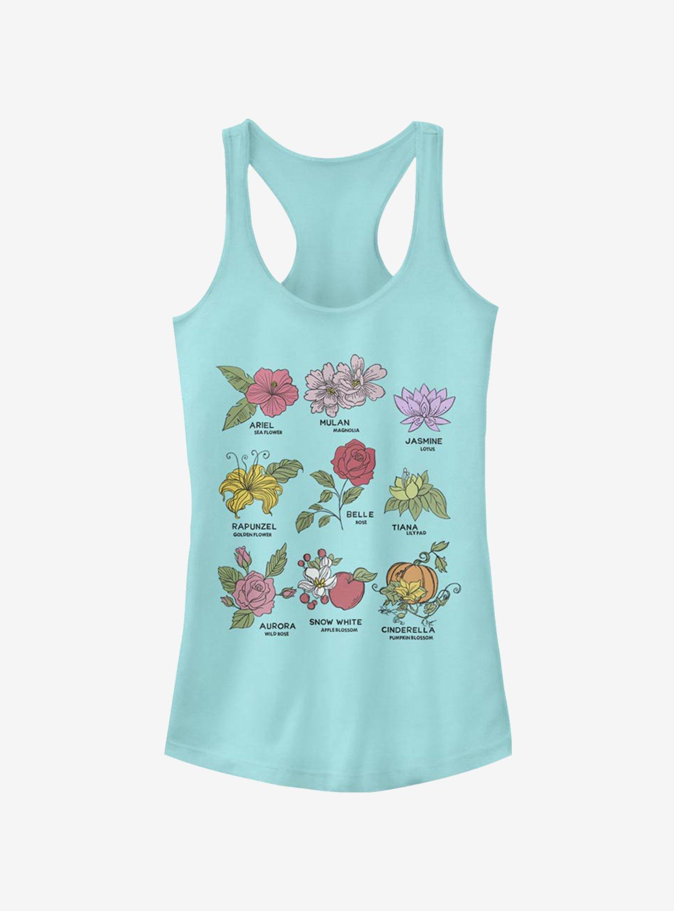 Disney Princess Flowers Girls Tank Top, CANCUN, hi-res