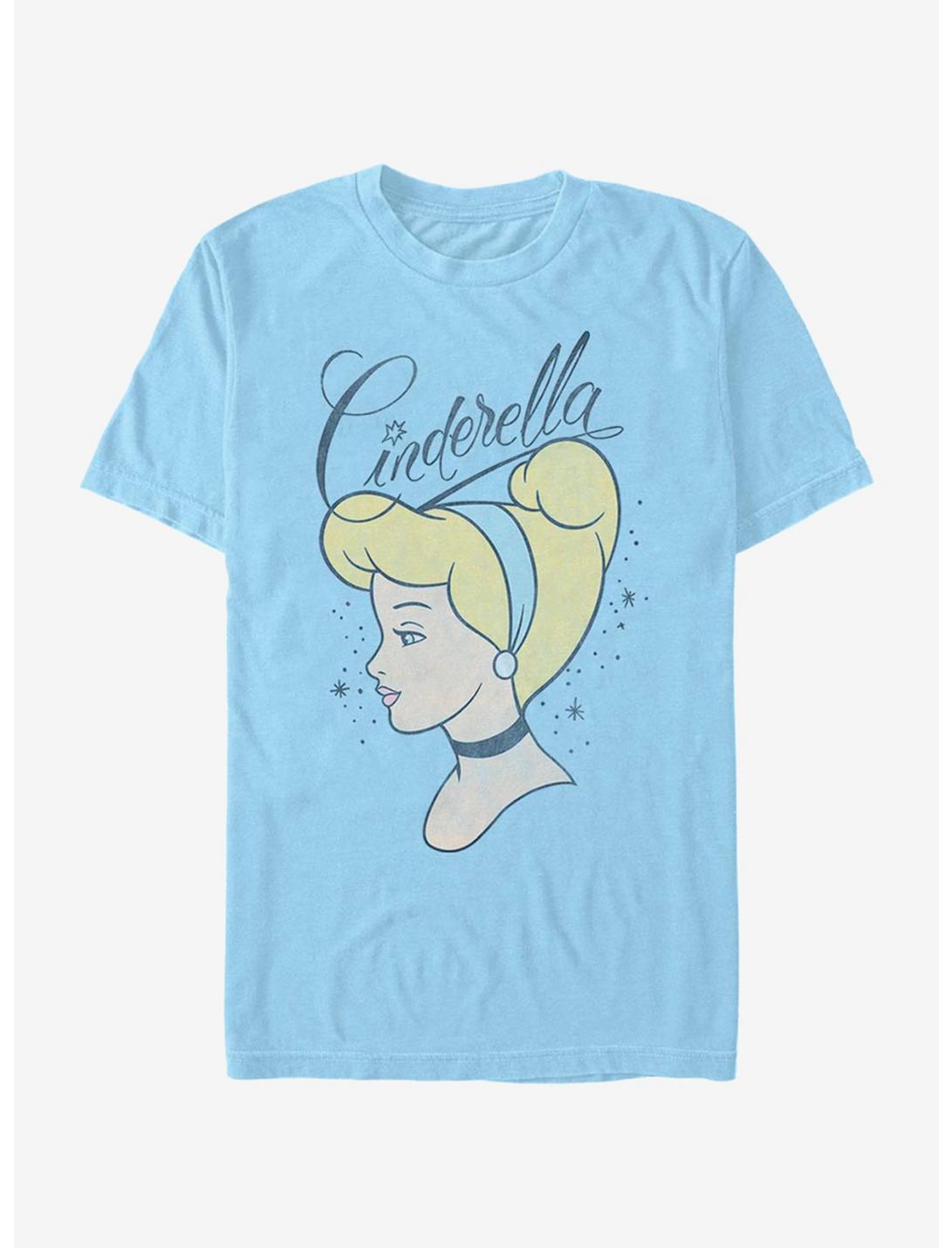 Disney Cinderella Simple T-Shirt, LT BLUE, hi-res