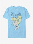 Disney Cinderella Simple T-Shirt, LT BLUE, hi-res
