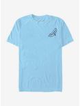 Disney Cinderella Vintage Line Slipper T-Shirt, LT BLUE, hi-res