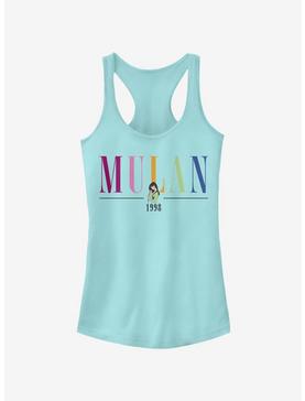 Disney Mulan Colorful Title Girls Tank, , hi-res