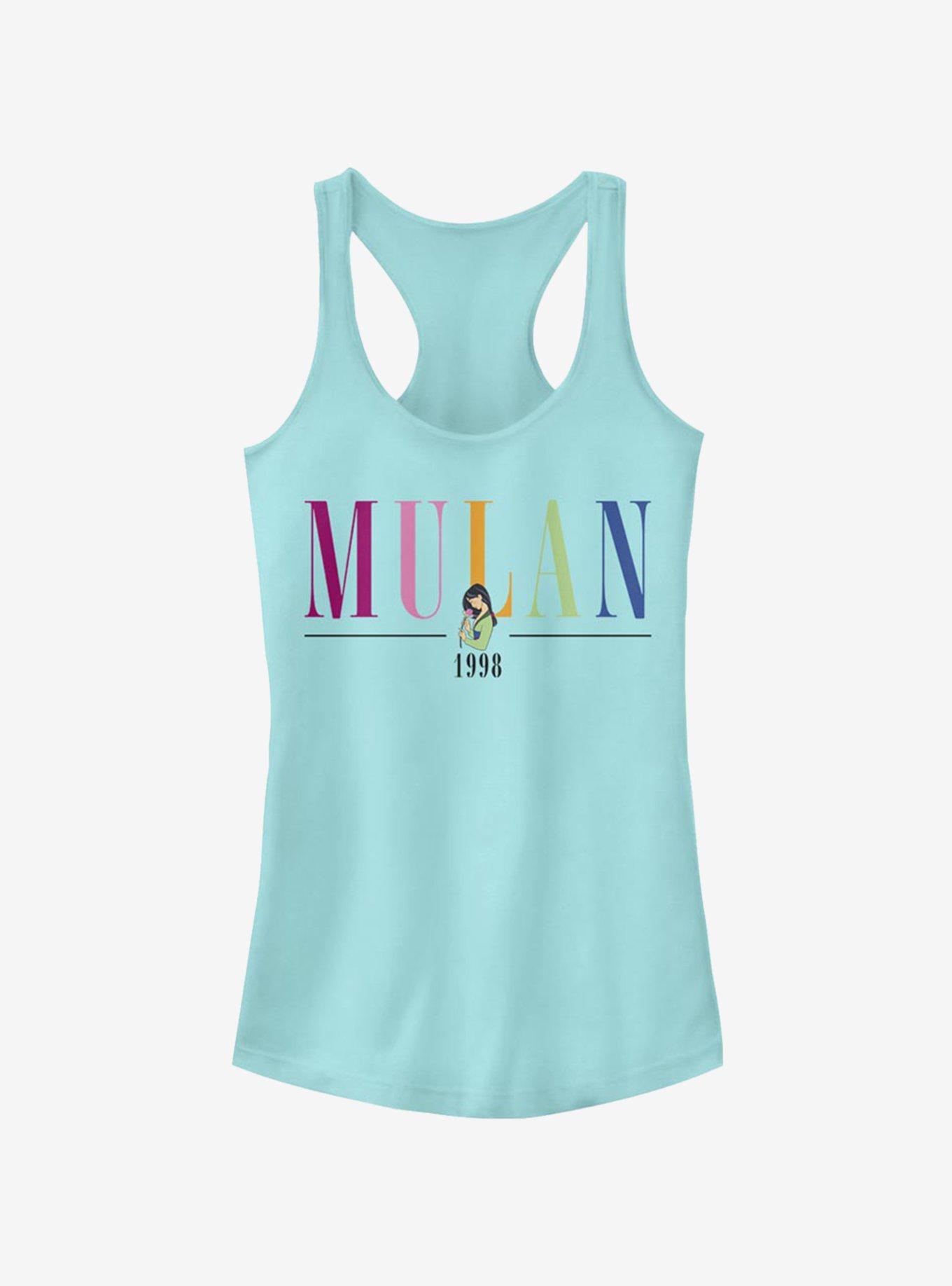 Disney Mulan Colorful Title Girls Tank, , hi-res