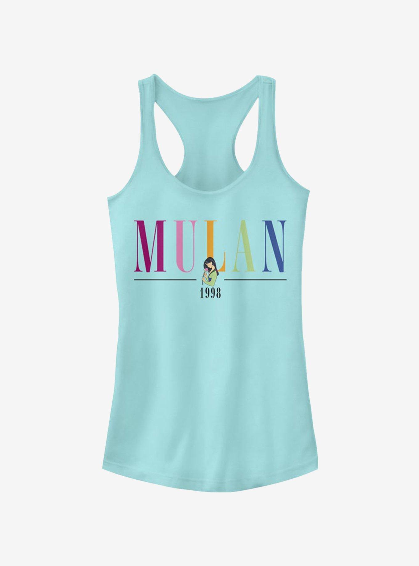 Disney Mulan Colorful Title Girls Tank, CANCUN, hi-res