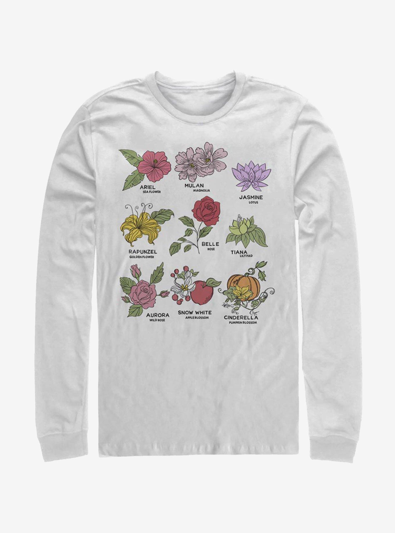 Disney Princess Flowers Long-Sleeve T-Shirt, , hi-res