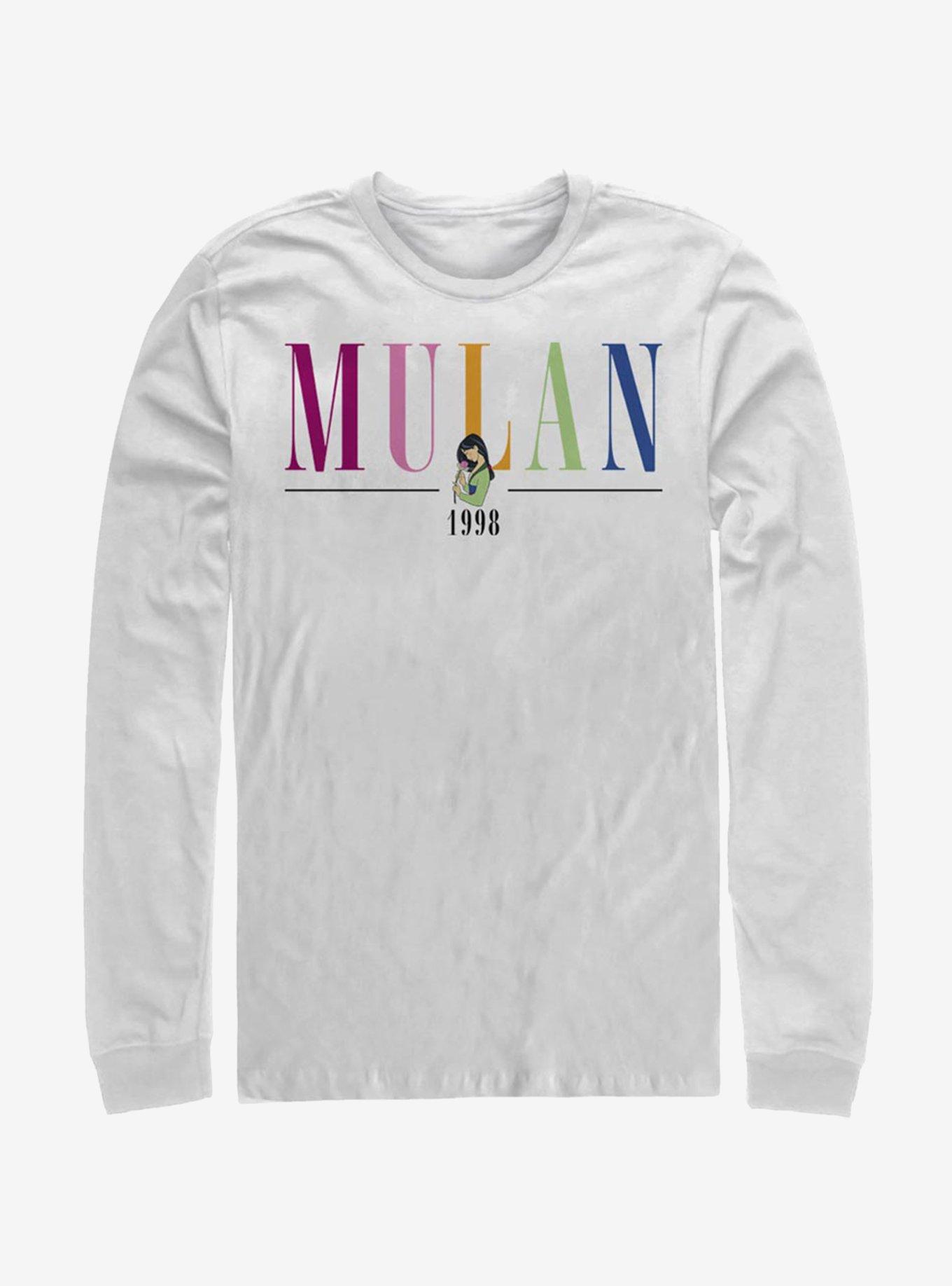 Disney Mulan Colorful Title Long-Sleeve T-Shirt