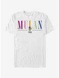 Disney Mulan Colorful Title T-Shirt, WHITE, hi-res