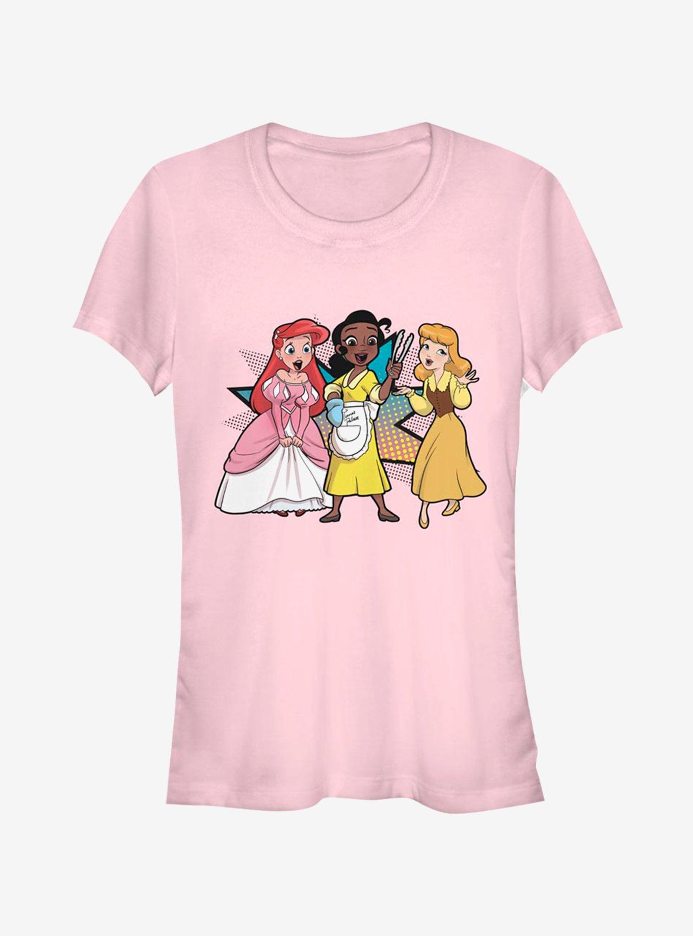 Disney Princess Comic Princess Tong Trio Girls T-Shirt, LIGHT PINK, hi-res