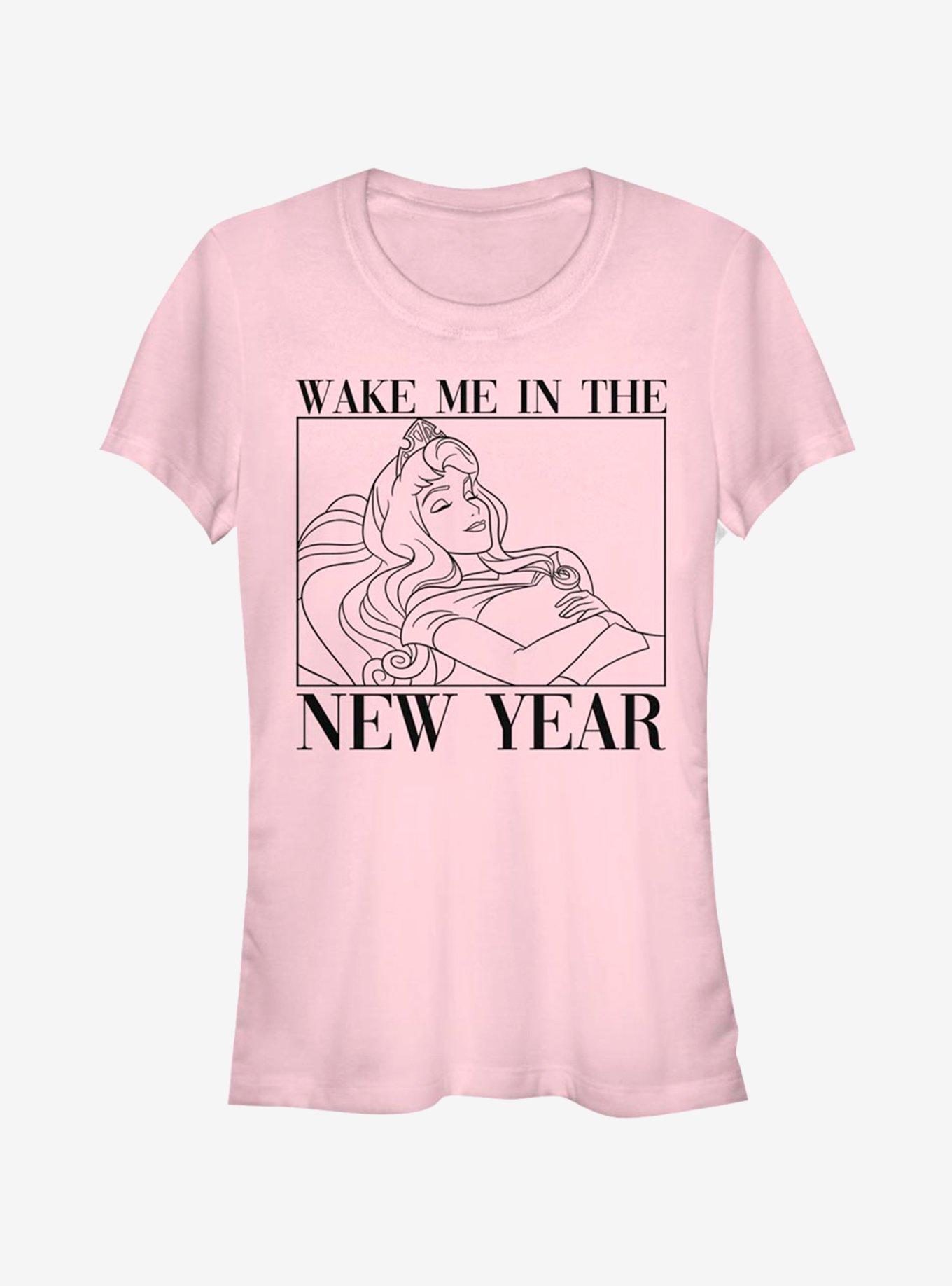 Disney Sleeping Beauty Aurora New Year Sleep Girls T-Shirt