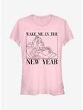 Disney Sleeping Beauty Aurora New Year Sleep Girls T-Shirt, LIGHT PINK, hi-res
