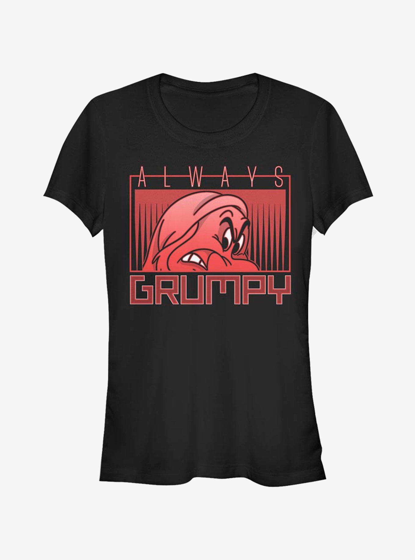 Disney Snow White Always Grumpy Girls T-Shirt, BLACK, hi-res