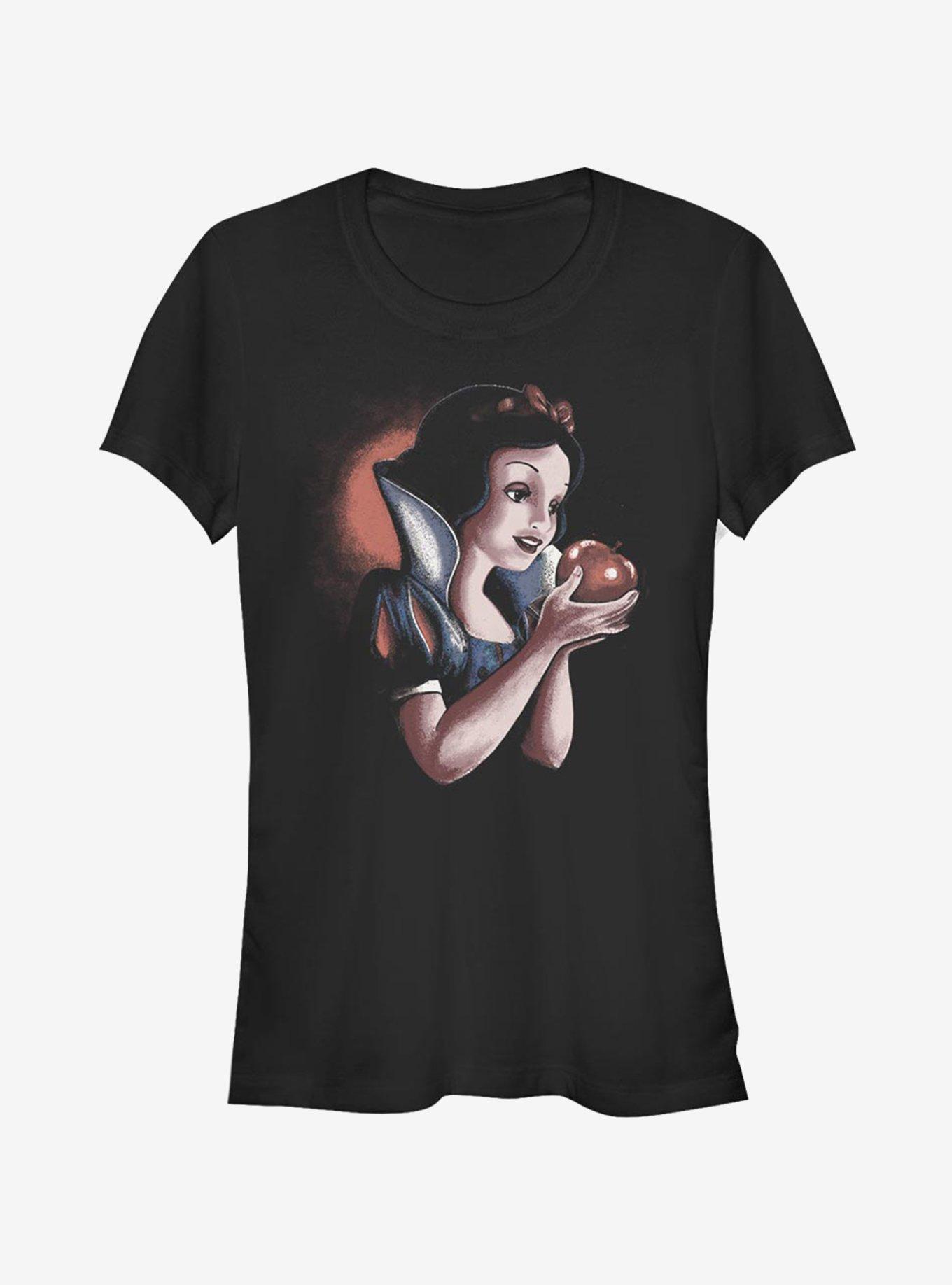 Disney Snow White Deep Stare Girls T-Shirt, BLACK, hi-res
