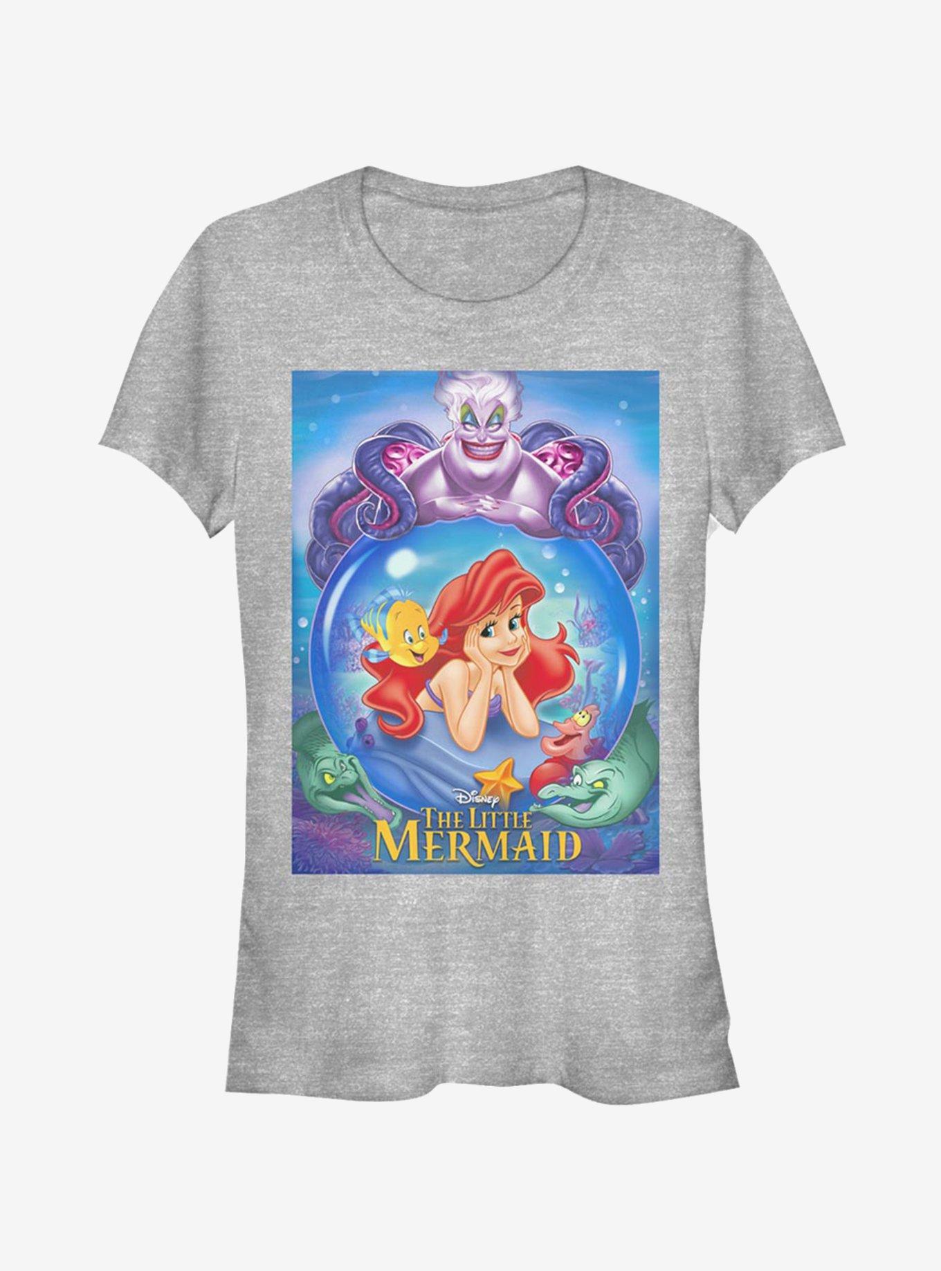 Disney The Little Mermaid Ariel And Ursula Girls T-Shirt, ATH HTR, hi-res