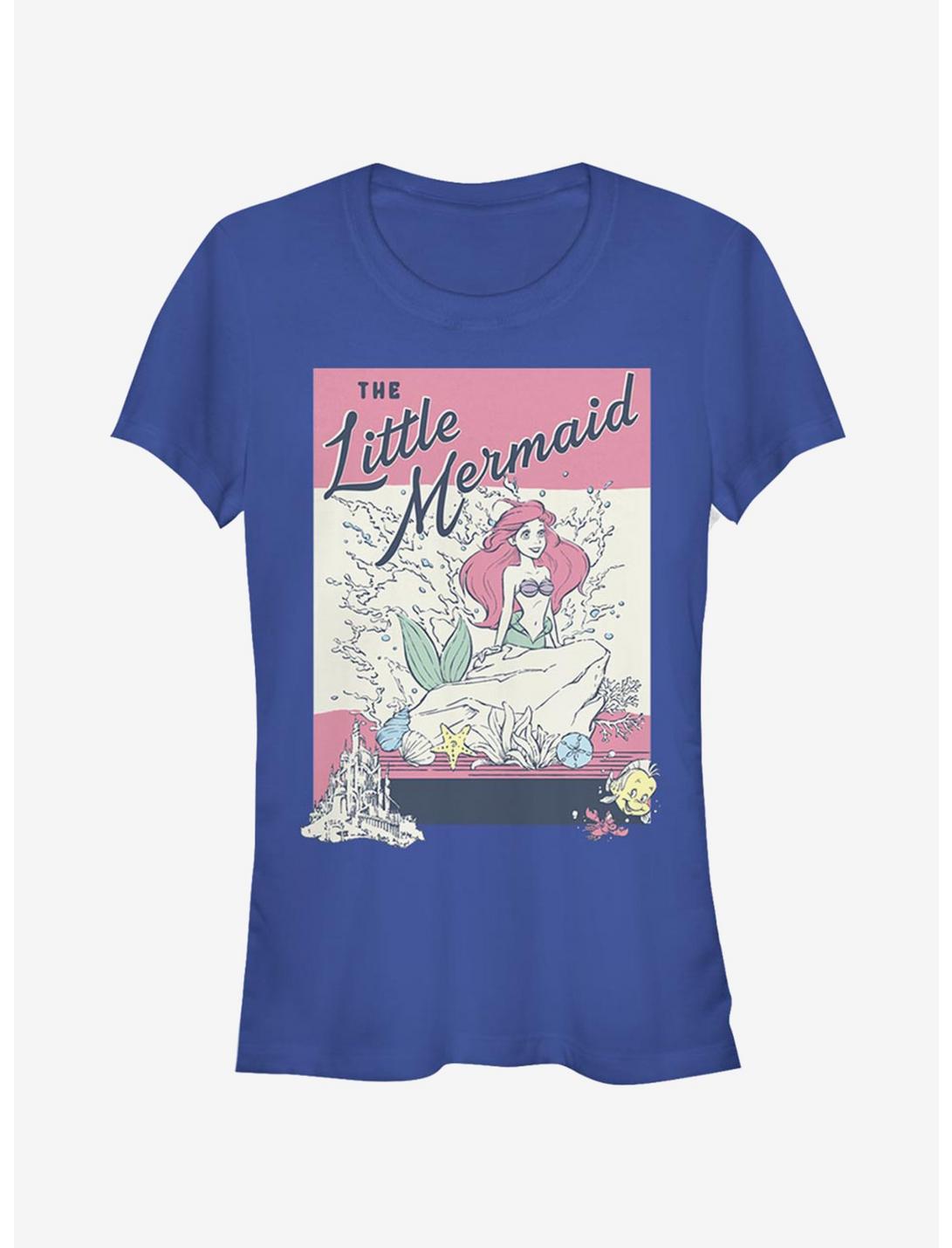 Disney The Little Mermaid Atlantica Ariel Girls T-Shirt, ROYAL, hi-res
